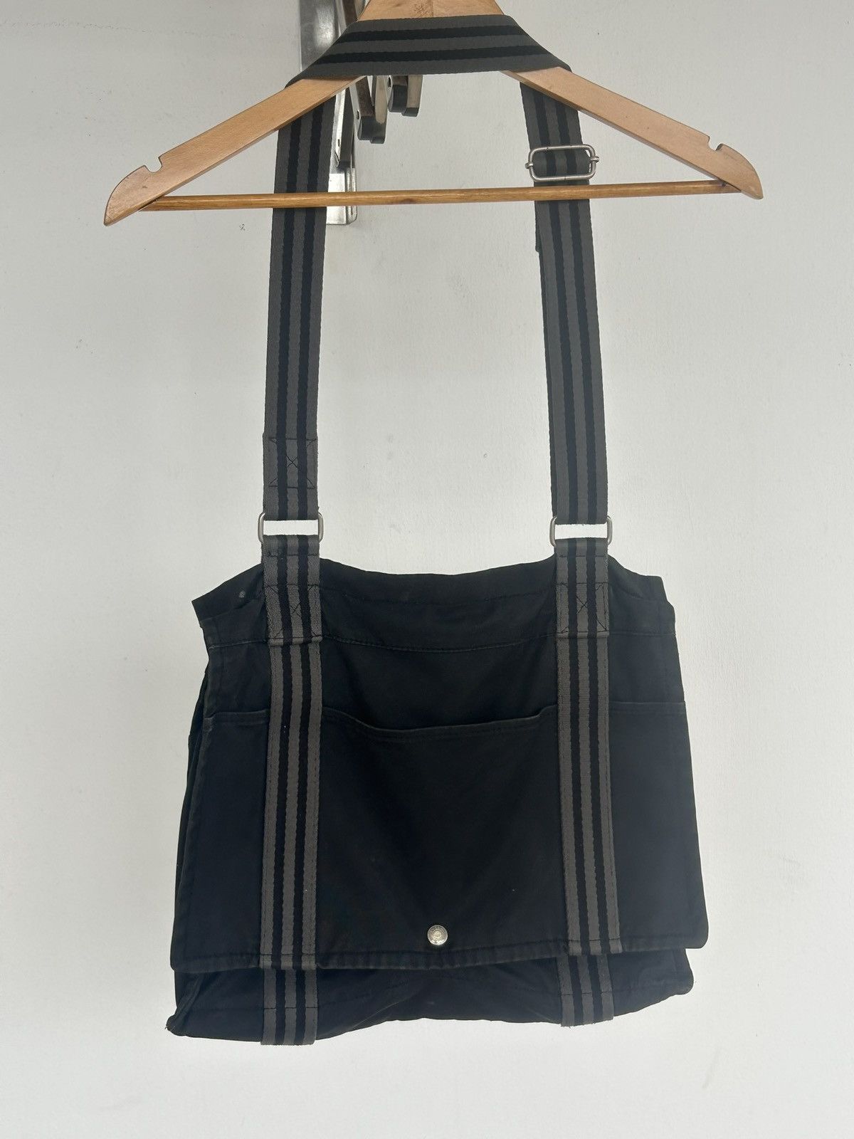 Hermes Hermes Canvas Fourre-Tout Bass MM Messenger Bag Crossbody Size ONE SIZE - 1 Thumbnail