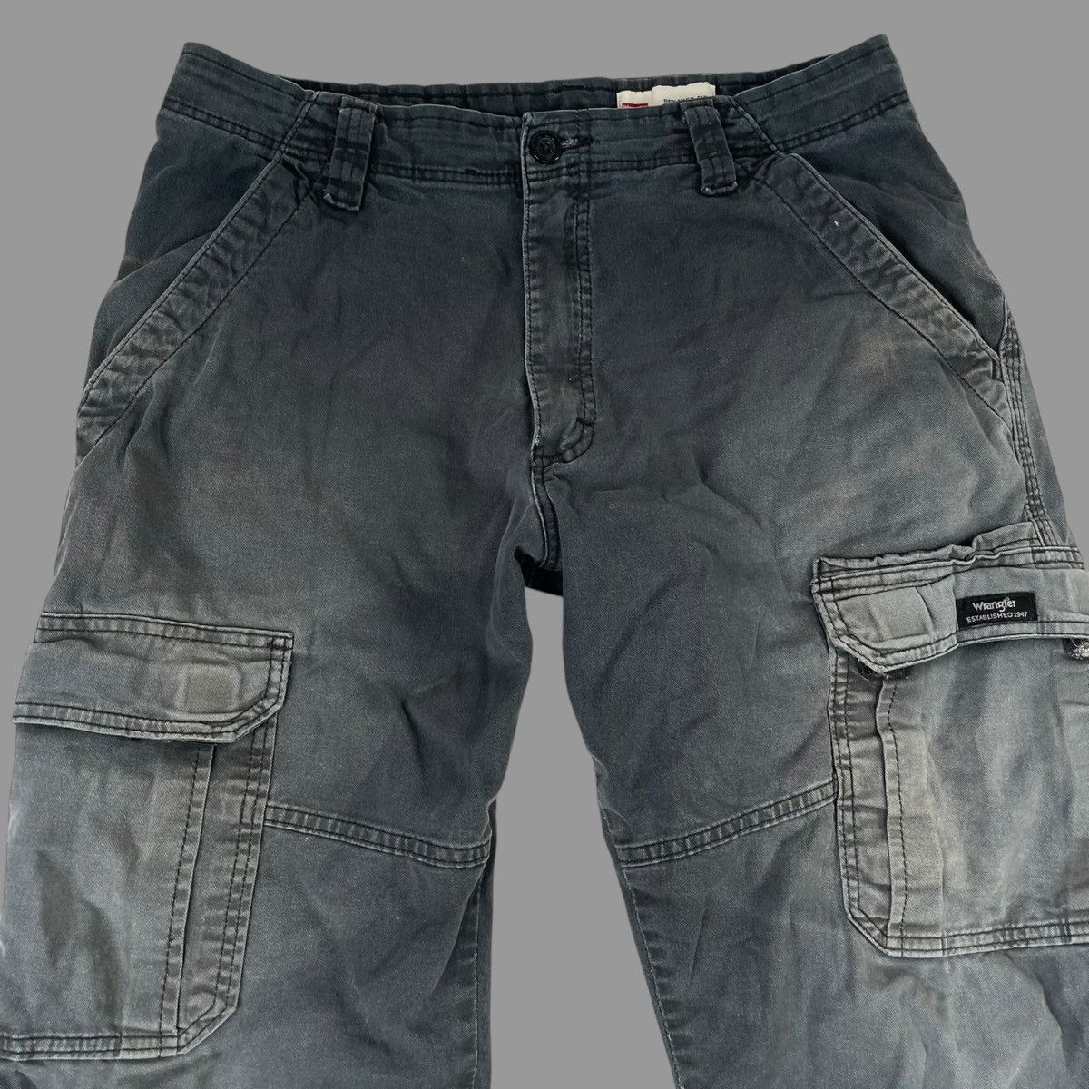 Vintage × Wrangler Vintage 90s faded wrangler cargo pants Size US 30 / EU 46 - 4 Thumbnail
