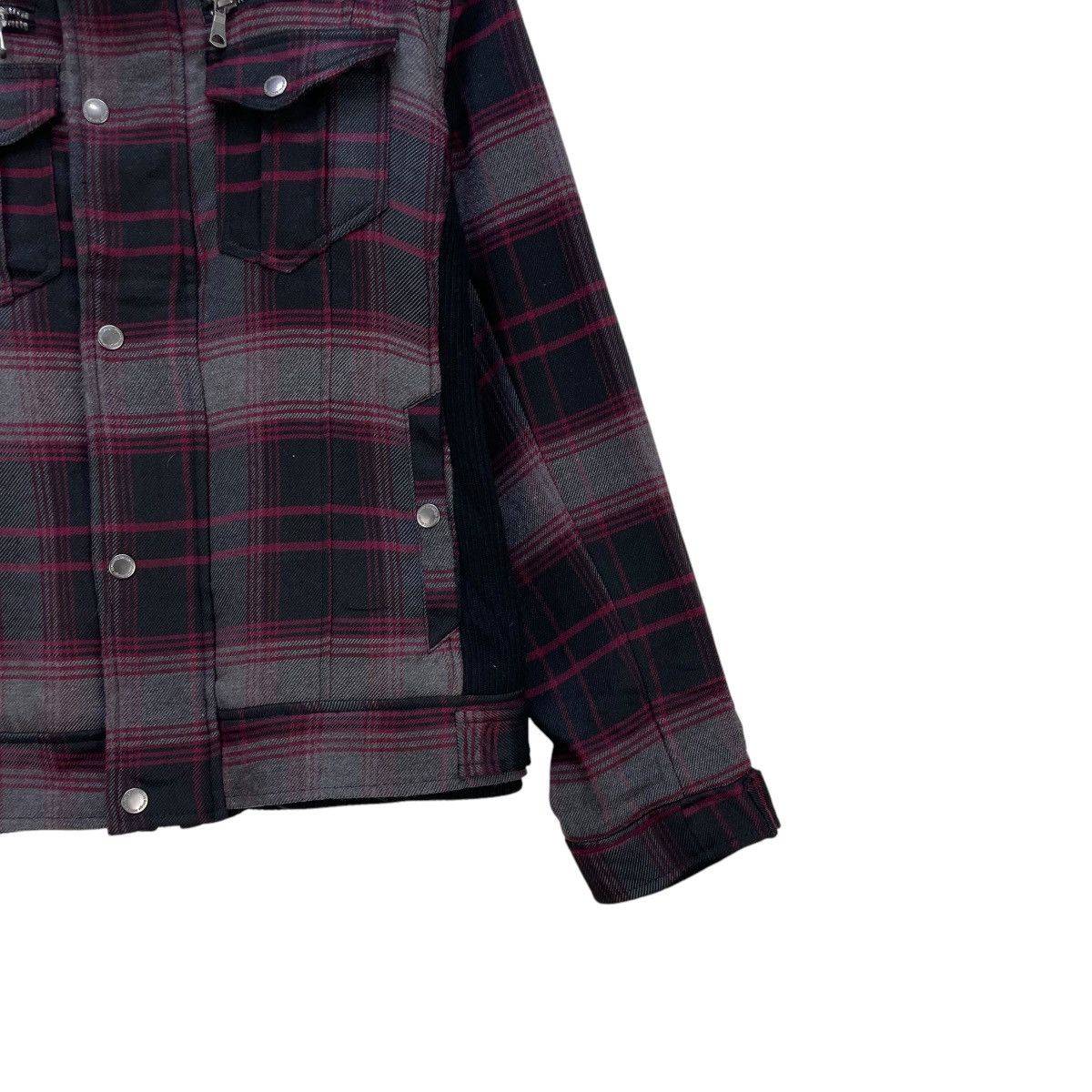 Japanese Brand Japanese Brand Semantic Design Shadow Plaid Jacket Size US M / EU 48-50 / 2 - 6 Thumbnail