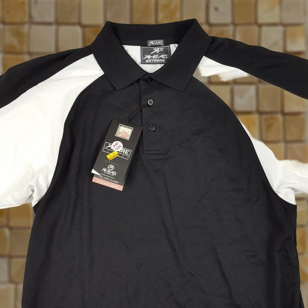 Vintage Ahead Extreme Polo Shirt Polo Shirt Mens Small Breathable Golf Retro Black Shirt Size US S / EU 44-46 / 1 - 1 Thumbnail