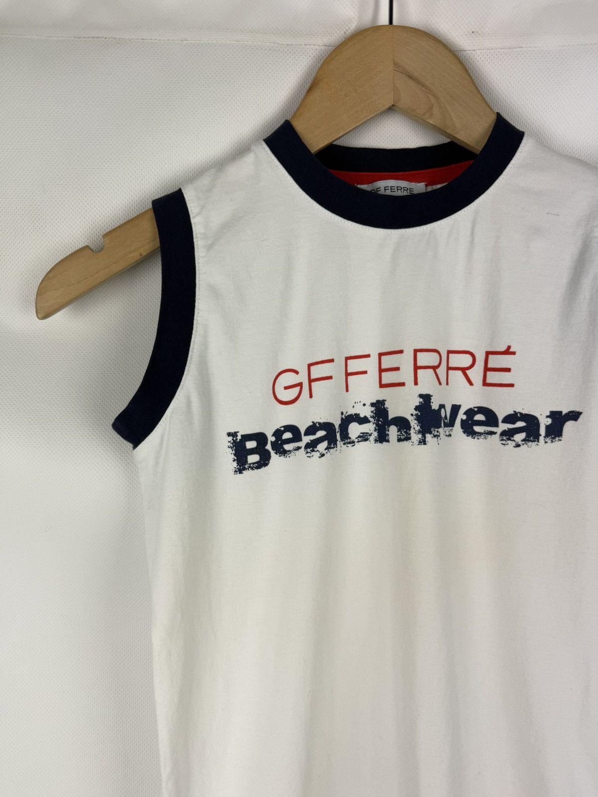 GF Ferre GF Ferre Teens Y2K Big Logo Sleeveless Tank TopLadies XXS Size XXS / US 00 / IT 34 - 4 Thumbnail