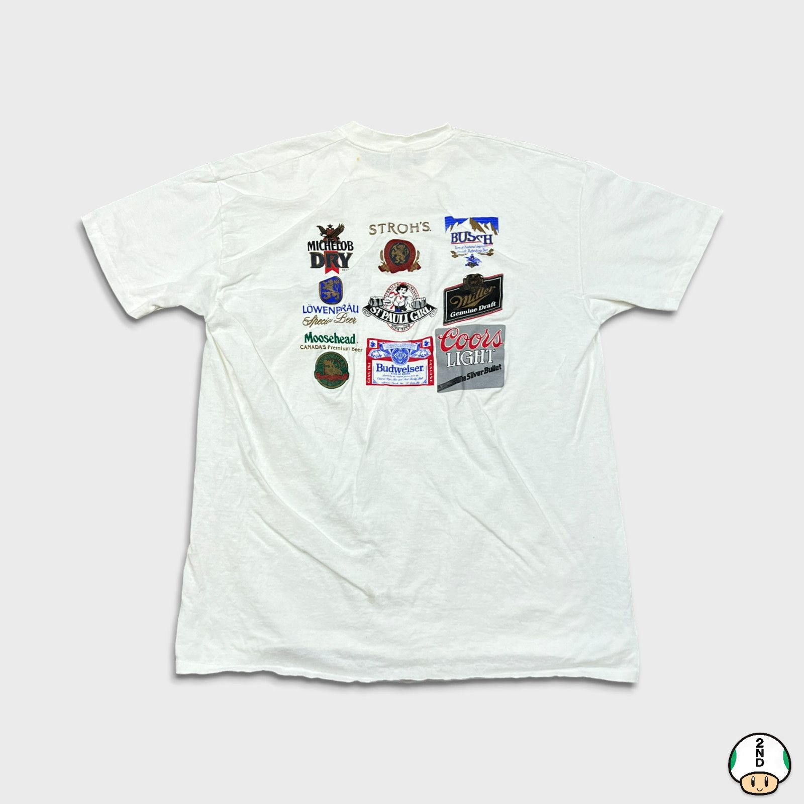 Budweiser × Vintage 90s C.U Full Of Difficult Decisions T Shirt Budweiser Beer Size US XL / EU 56 / 4 - 1 Thumbnail