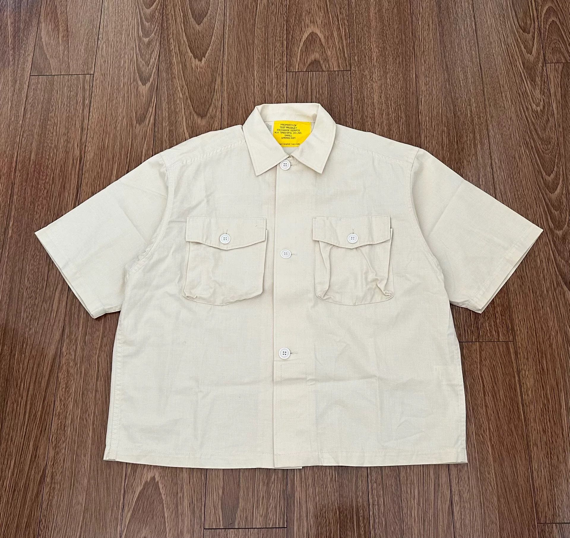 N.Hoolywood N.HOOLYWOOD Military Style Short Sleeve Shirt Size US M / EU 48-50 / 2 - 1 Thumbnail