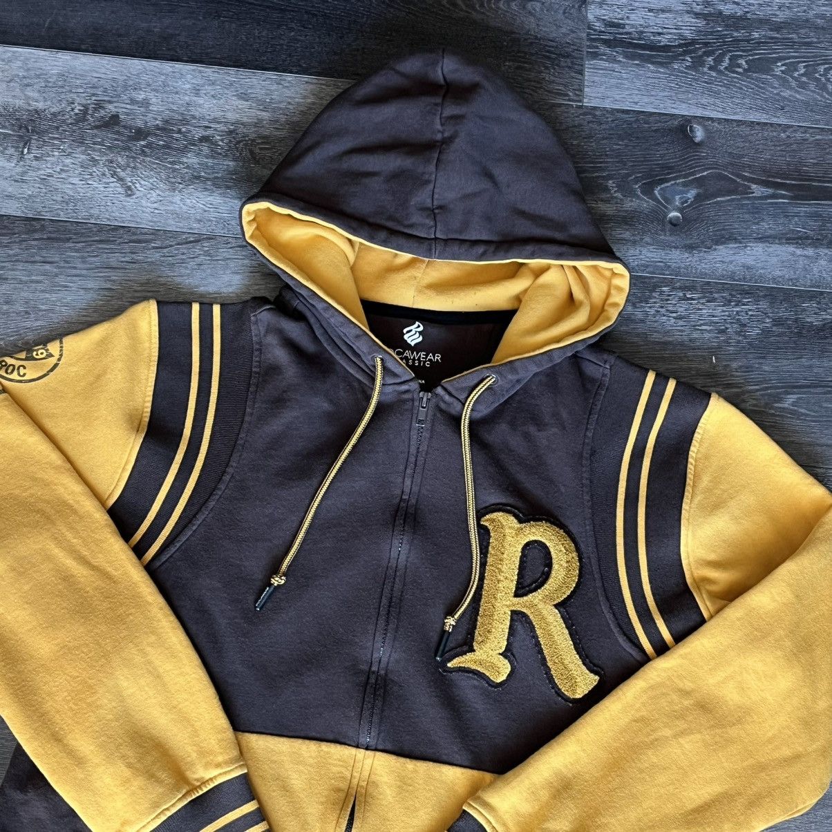 Rocawear Vintage 2000s Rocawear Embroidered Logo Skater Zip Up Hoodie Size US L / EU 52-54 / 3 - 3 Thumbnail
