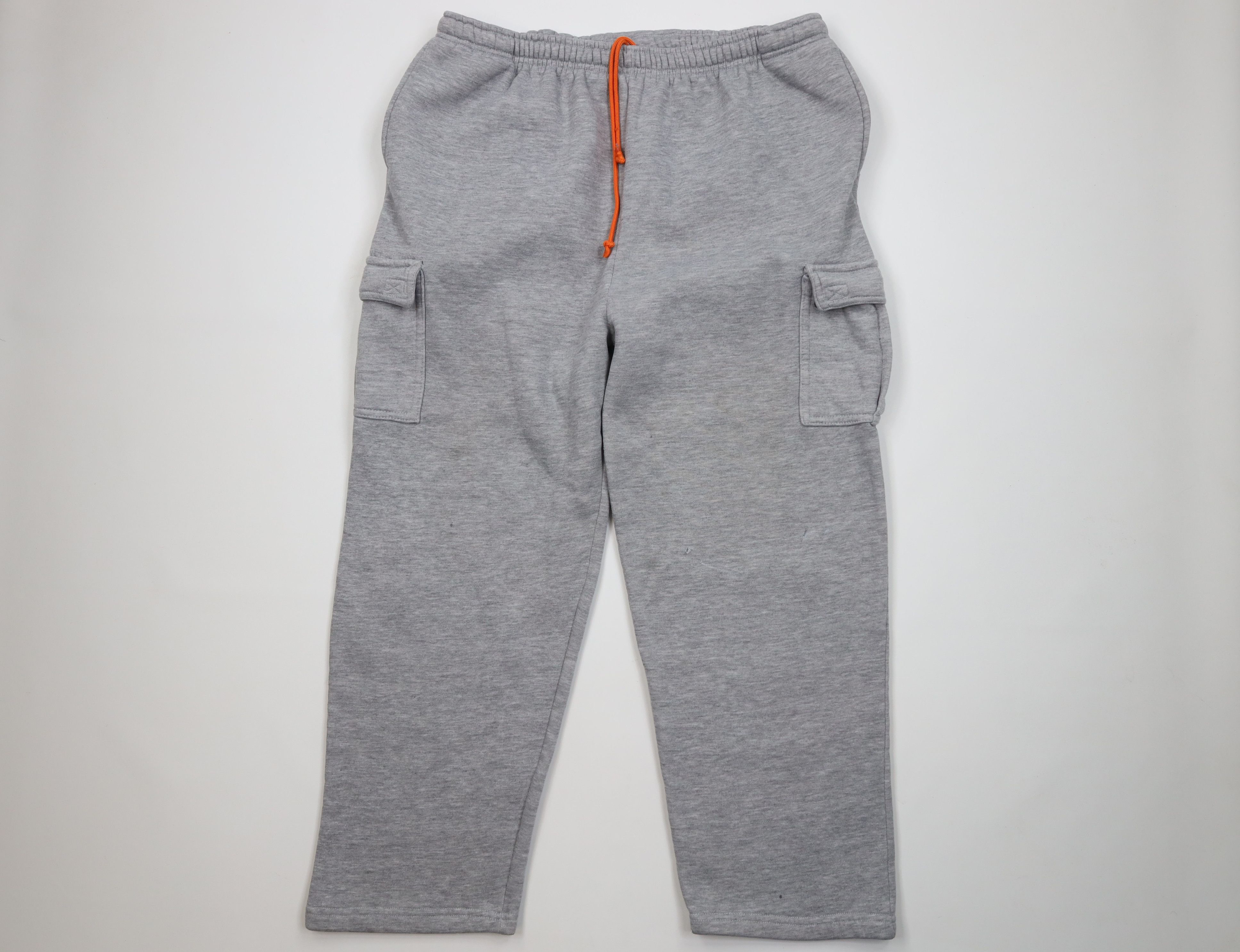 Vintage Vintage 90s Y2K Streetwear Blank Wide Leg Cargo Sweatpants Size US 40 / EU 56 - 1 Thumbnail