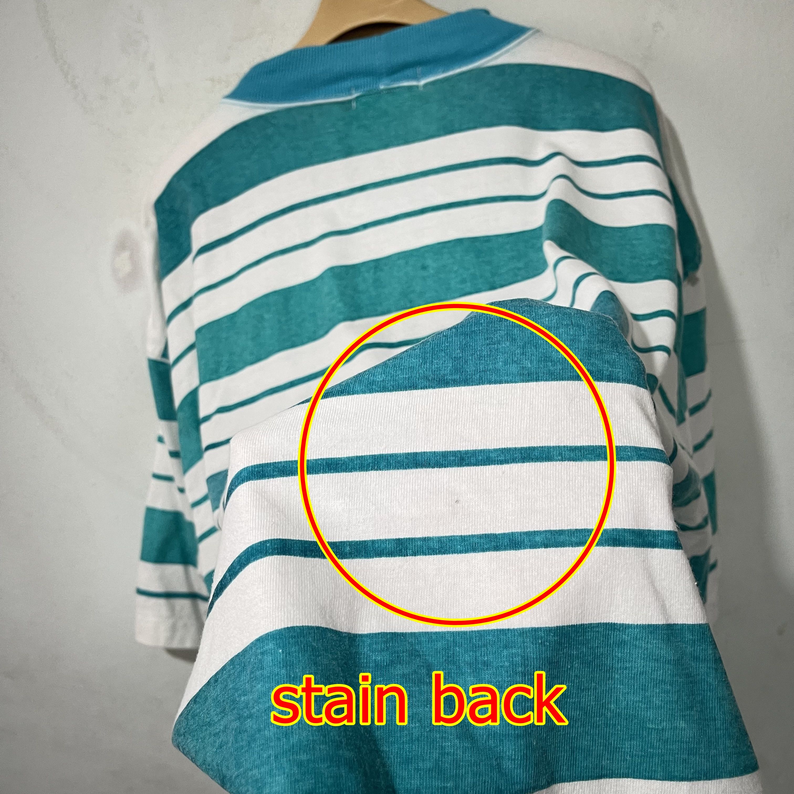 Vintage Vintage 90s Striped T-Shirt Size US XL / EU 56 / 4 - 7 Thumbnail
