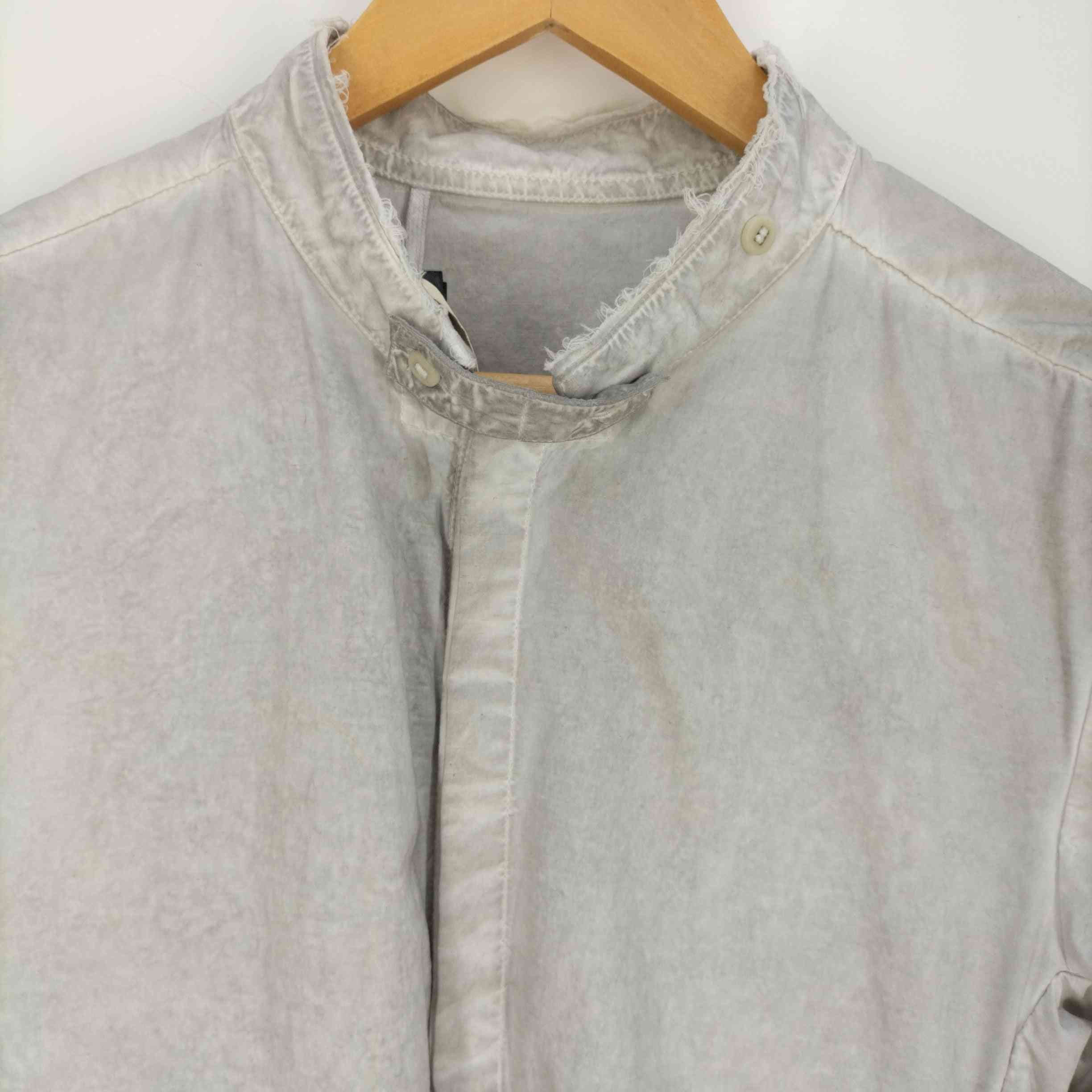 11 By Boris Bidjan Saberi Band collar buttonup Size US S / EU 44-46 / 1 - 3 Thumbnail