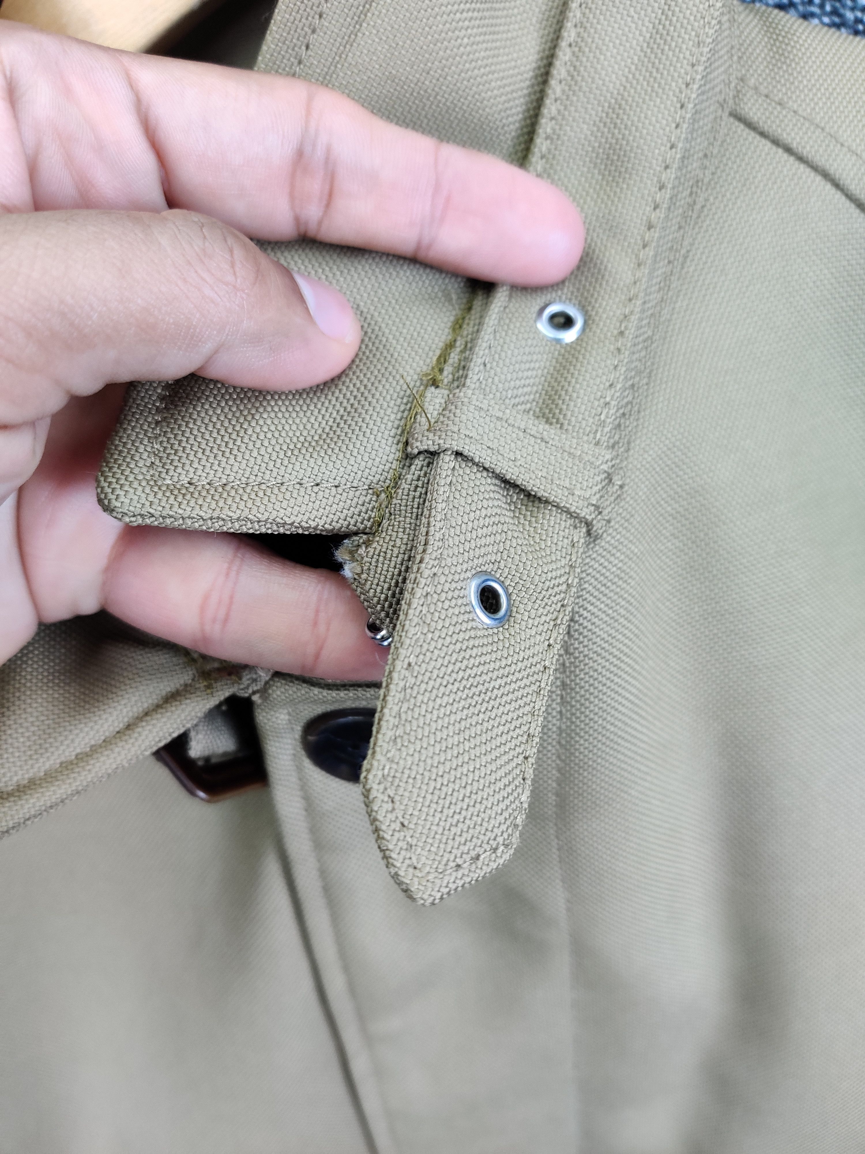 Japanese Brand Jun Men Single Breasted Italian Trench Coat Size US M / EU 48-50 / 2 - 10 Thumbnail