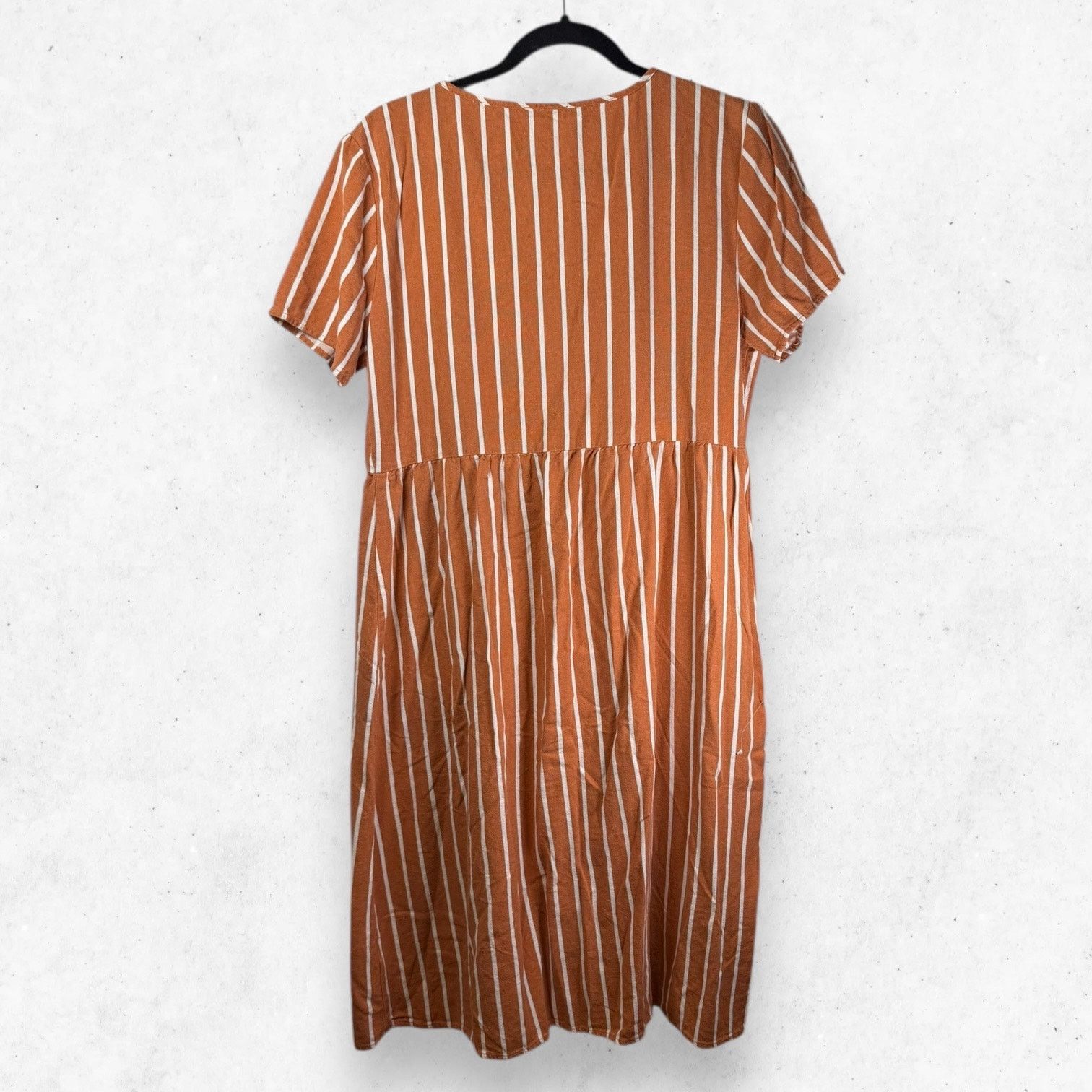 Other Cotton & Co. Camila Striped Button Midi Dress Women's XL Size XL / US 12-14 / IT 48-50 - 2 Thumbnail
