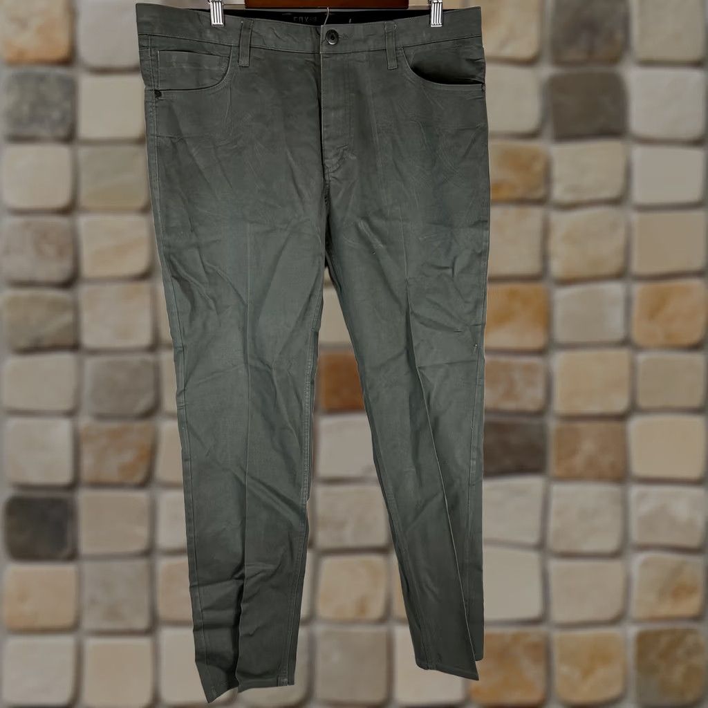 Vintage Fox Mens Grey Flat Front Pants Size 36x32 Casual Business Casual Heritage Forged Size US 36 / EU 52 - 1 Thumbnail