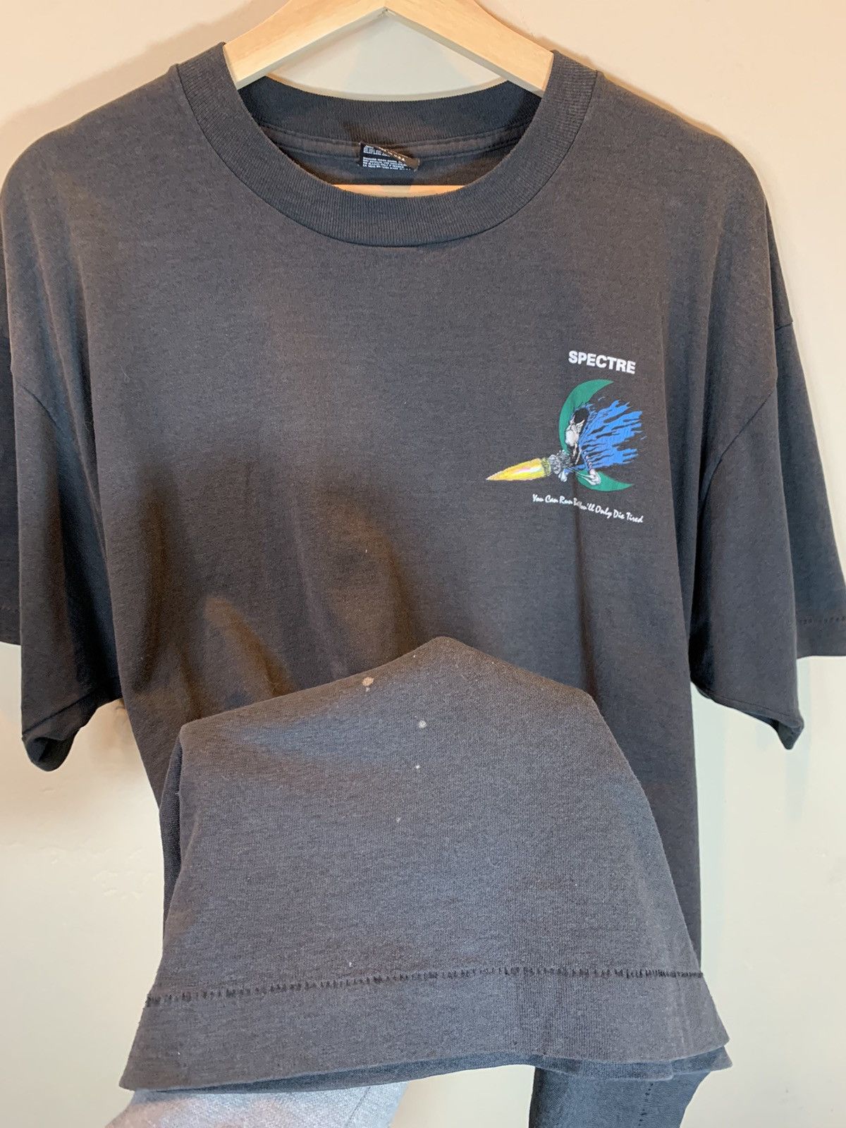 Vintage RARE* Vintage AC-130 Spectre Death Single Stitch Faded Shirt Size US XL / EU 56 / 4 - 6 Thumbnail