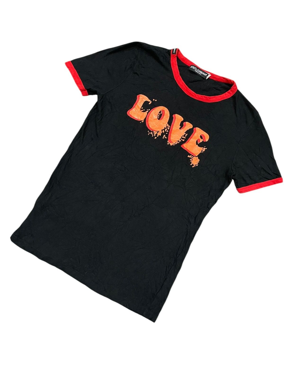 Dolce & Gabbana Dolce & Gabbana LOVE Ringer Tee Size S / US 4 / IT 40 - 2 Thumbnail