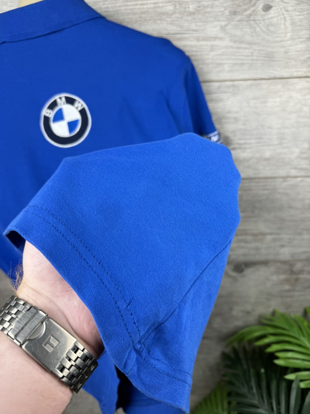 BMW × NASCAR Polo Racing BMW tee T shirt size L vintage Size US L / EU 52-54 / 3 - 17 Thumbnail