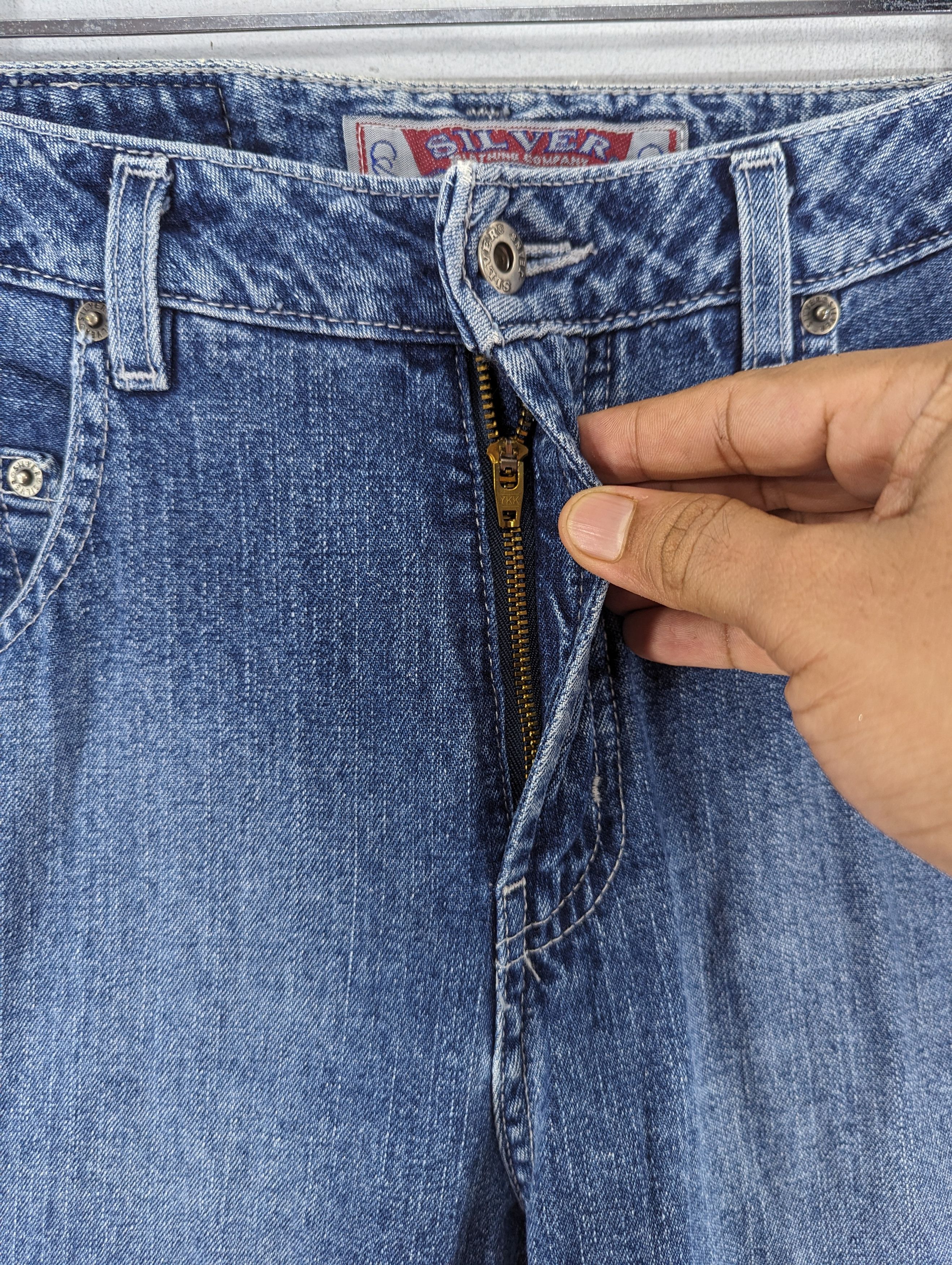 If Six Was Nine Silver Jeans Women Flare Denim Blue Bootcut Jean Size 29" - 8 Thumbnail
