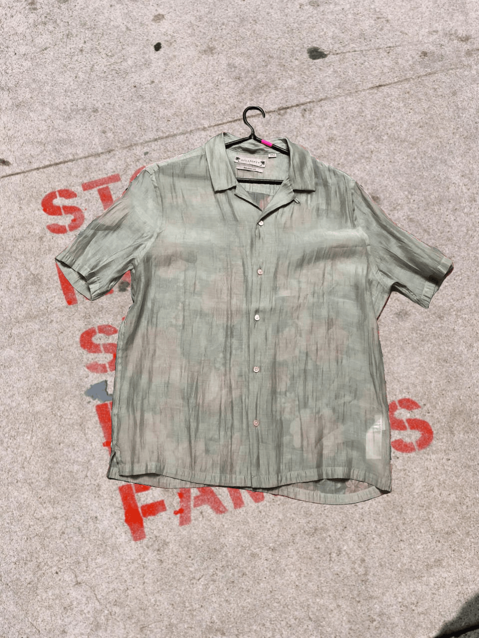 Allsaints Allsaints Button-Up Hawaiian Shirt Short Sleeve Size US L / EU 52-54 / 3 - 1 Thumbnail