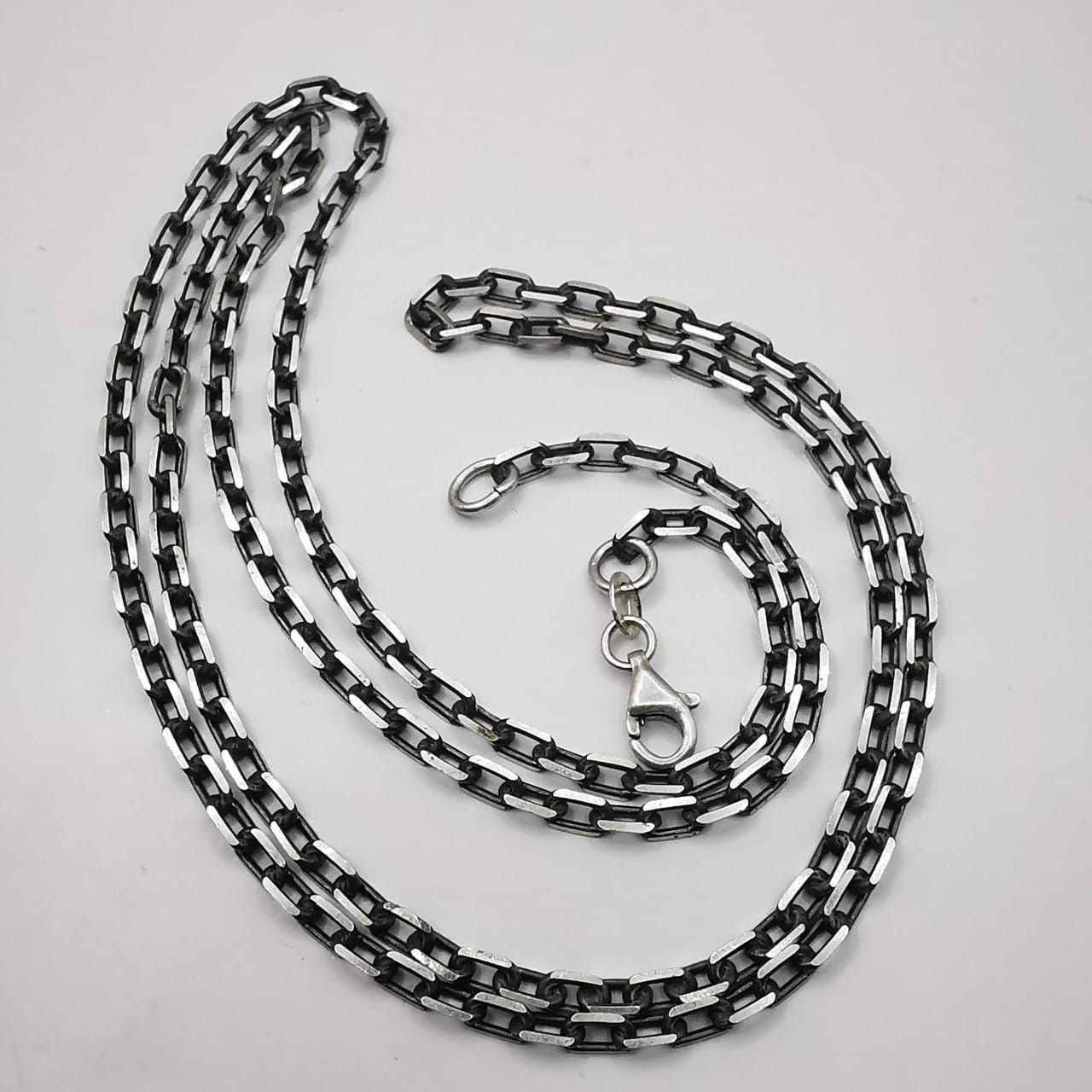 Sterling Silver Vintage Jewelry Chain, 925 Sterling Silver, Signed 12,25g Size ONE SIZE - 1 Thumbnail