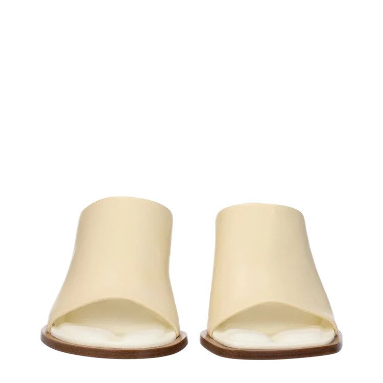 Jacquemus ob1o1e1124 Leather Sandals in Beige Size US 6 / IT 36 - 3 Thumbnail