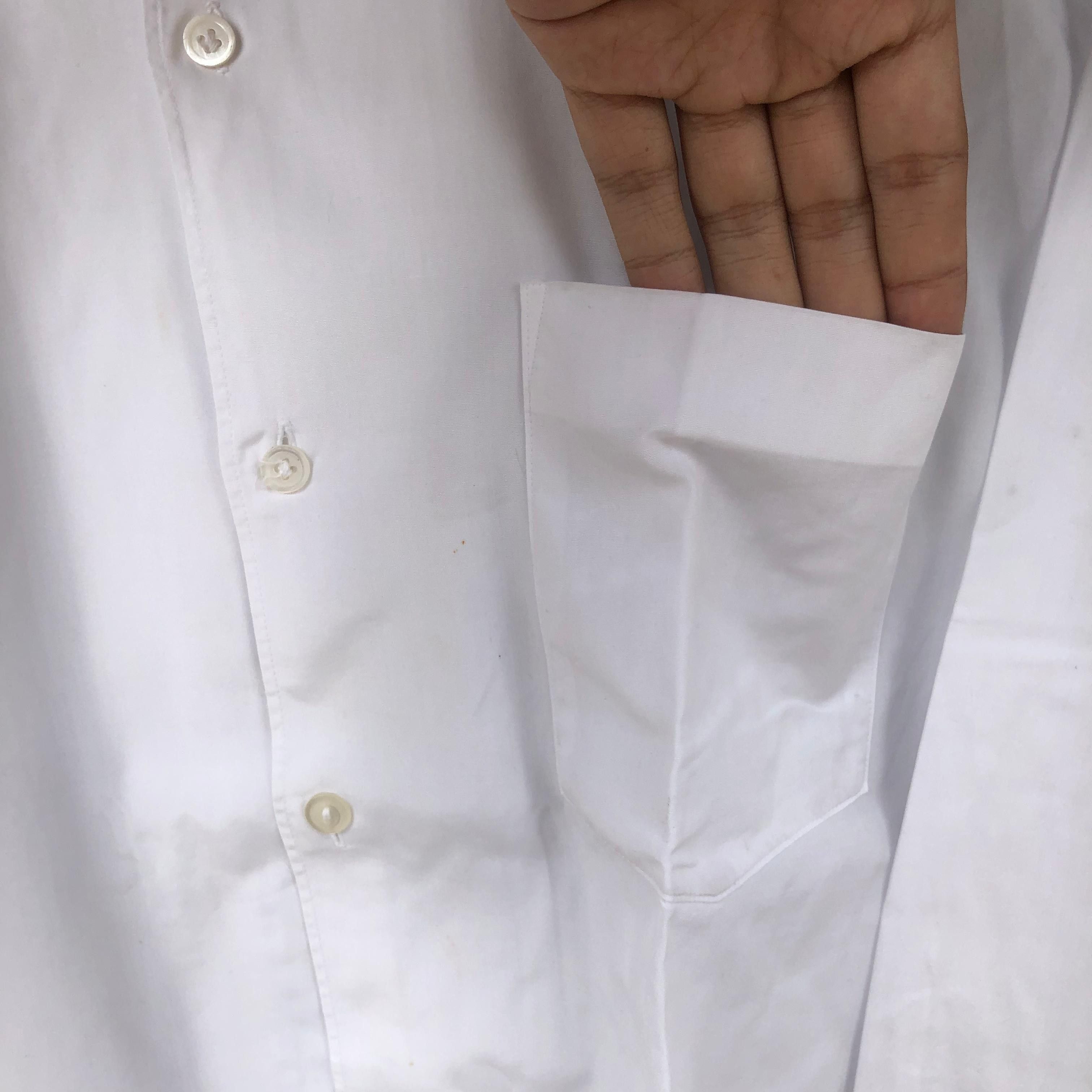 Comme des Garcons Homme × Comme des Garcons Homme Plus 1980s Comme des Garcons White Shirt Size US M / EU 48-50 / 2 - 8 Thumbnail