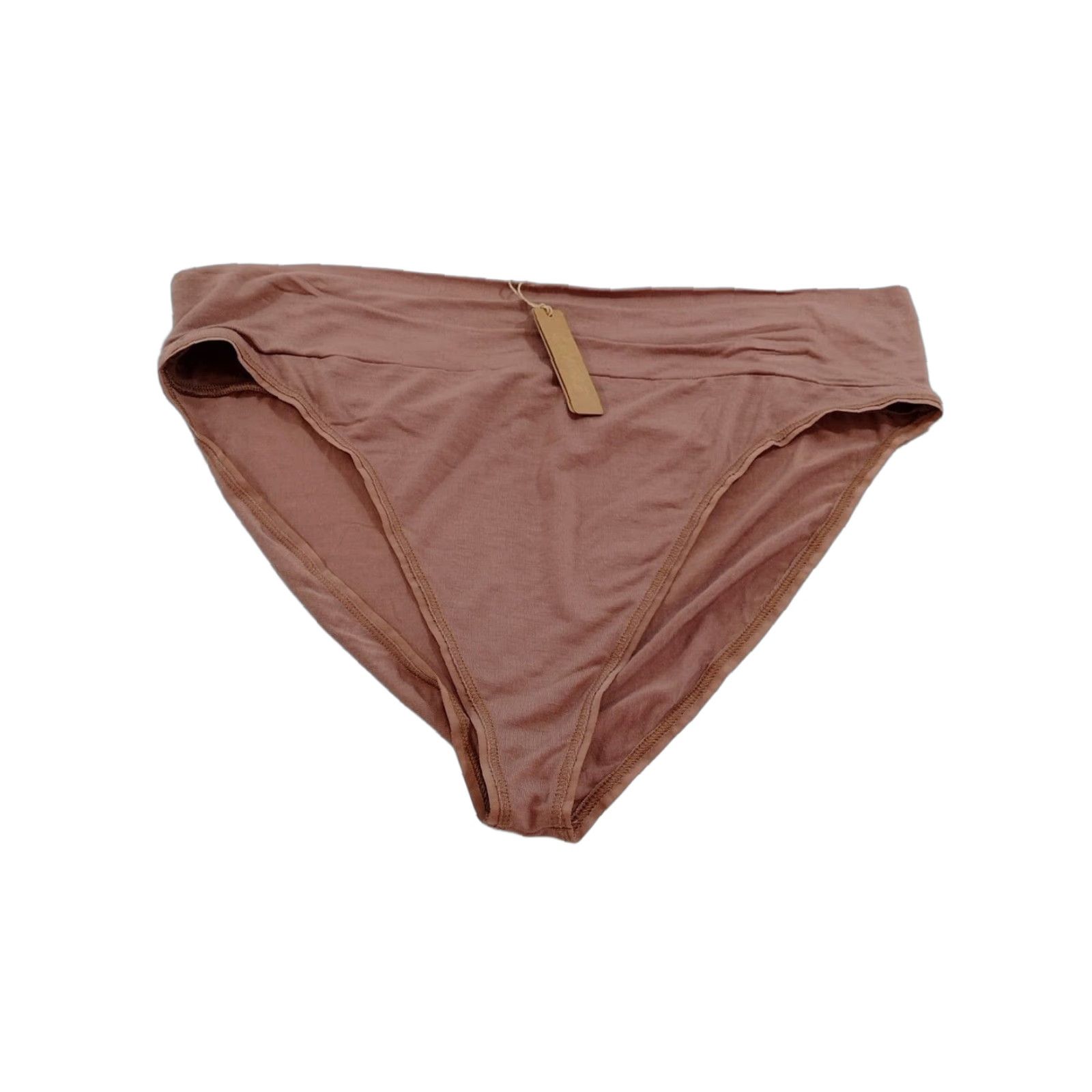 SKIMS SKIMS Panties Women Brief Sleep Color Sienna 4X Plus Size High Rise Waist Breathable Opaque Pack 1 PN-BRF-0213 Size 40" / US 18 - 1 Thumbnail
