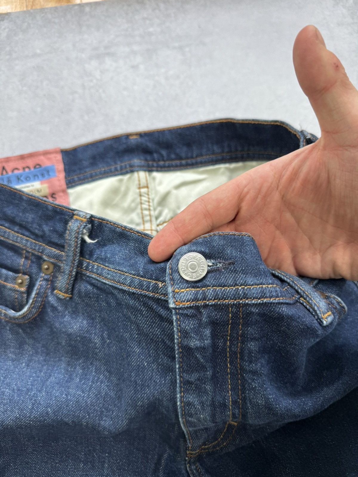 Acne Studios Acne Studios Men's Blue Jeans Size US 31 - 7 Thumbnail