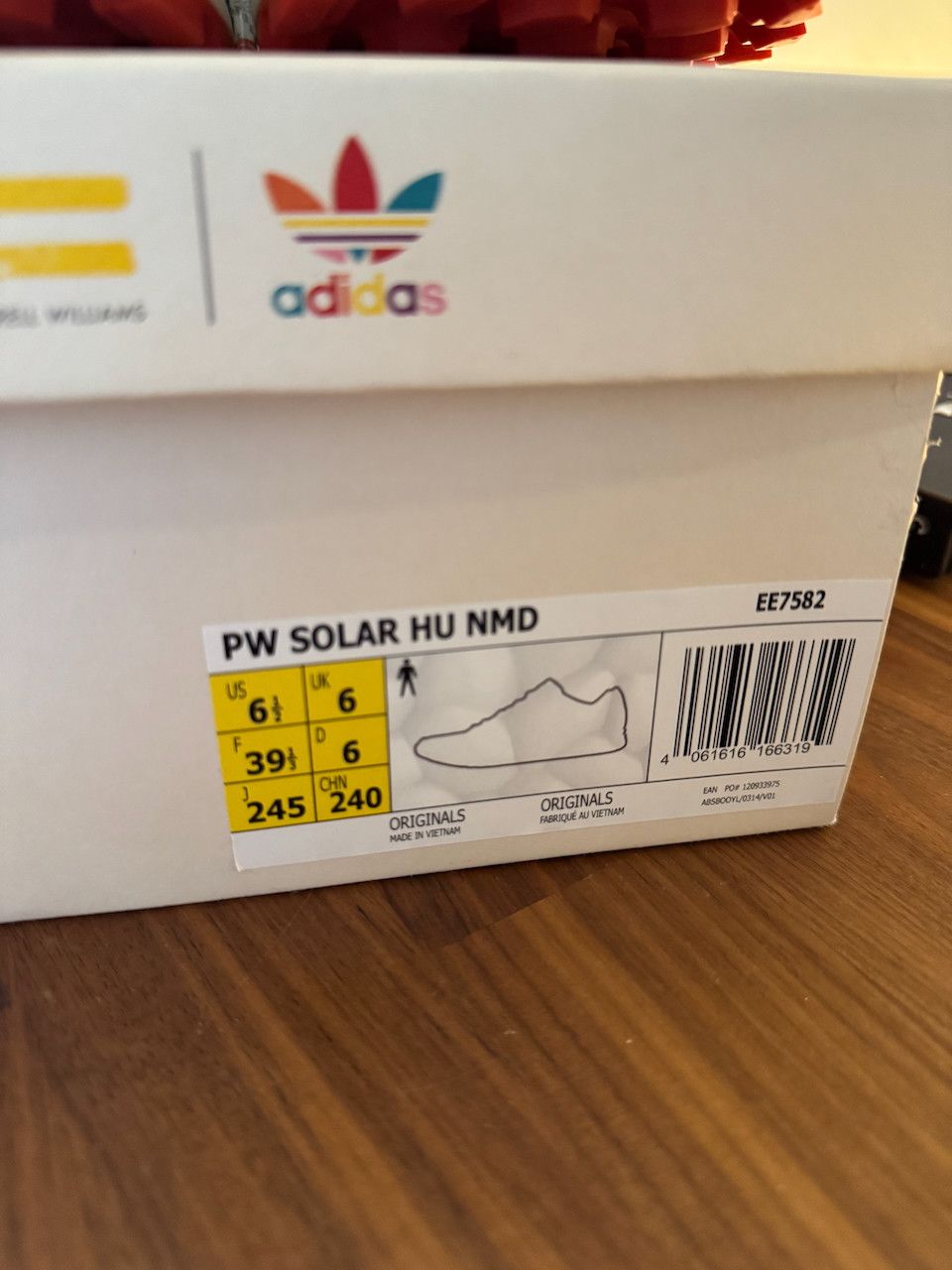 Adidas × Pharrell adidas Originals x Pharrell Williams Solar Hu NMD Black Size US 6.5 / EU 39-40 - 8 Thumbnail