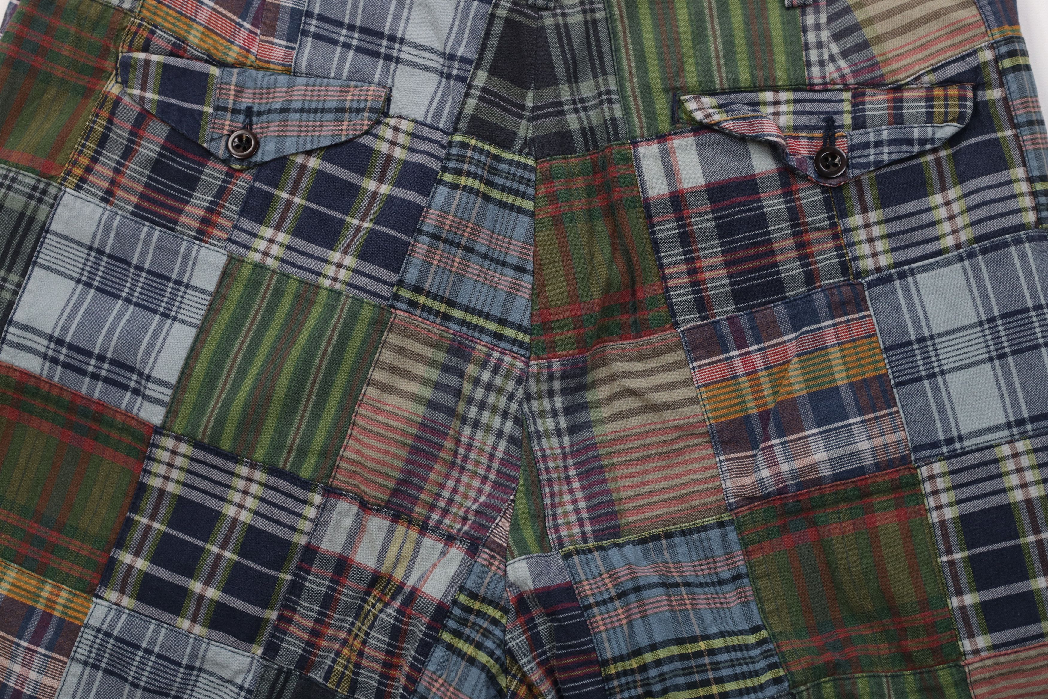 Ralph Lauren Vintage 90s Ralph Lauren Plaid Patchwork Button Fly Shorts Size US 36 / EU 52 - 9 Thumbnail