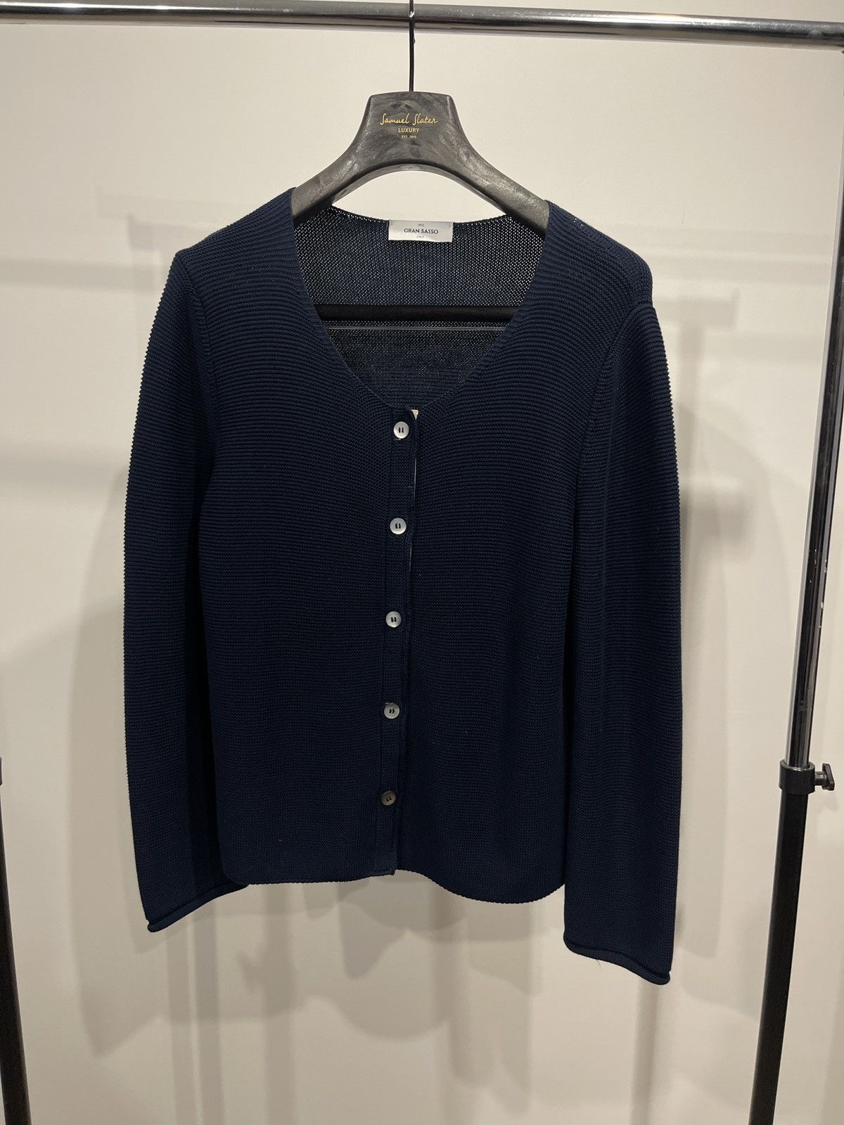 Gran Sasso Gran sasso sweater cardigan blue L Size L / US 10 / IT 46 - 1 Thumbnail