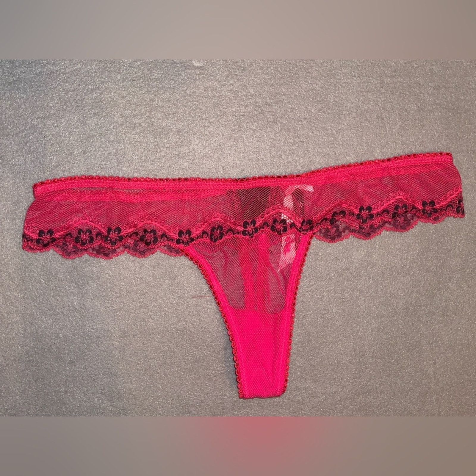 Victoria's Secret Victoria’s Secret Sexy Little Things thong Hot Pink Panties Size ONE SIZE - 2 Thumbnail