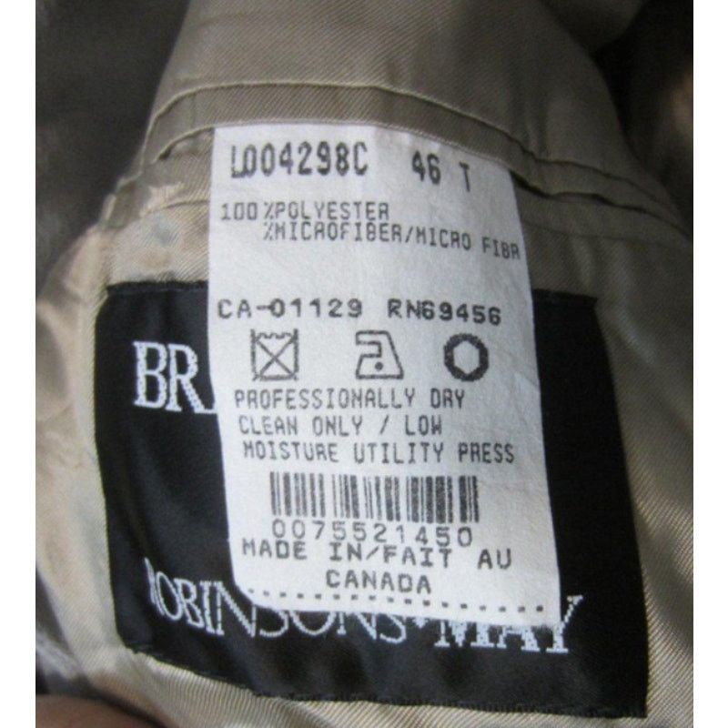 Brandini Vintage Y2K Minimalist Gray Blazer Brandini le 46T Size US S / EU 44-46 / 1 - 6 Thumbnail