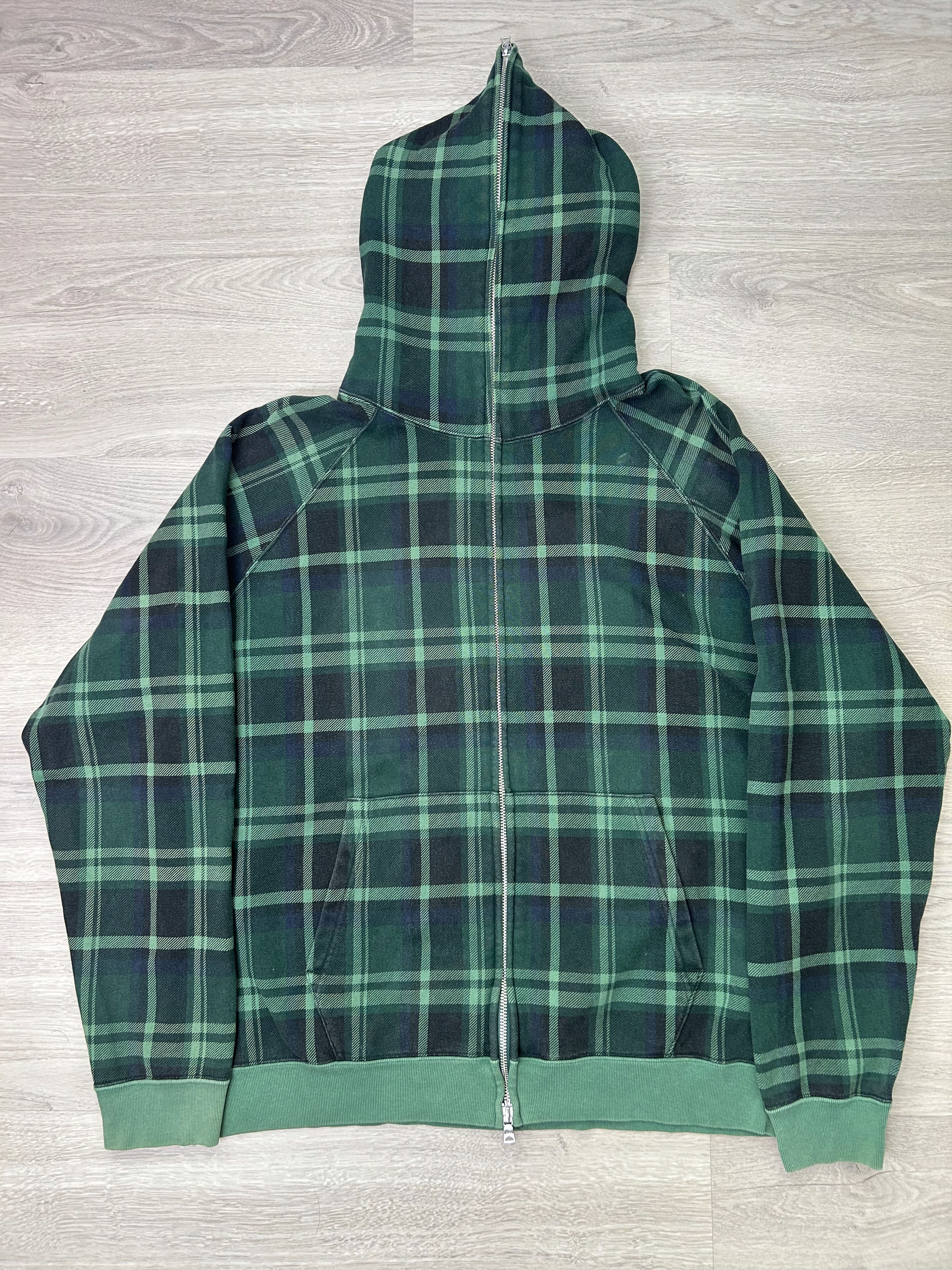 Bape Bape A Bathing Ape Lovegene Check Plaid Fullzip Hoodie | Grailed