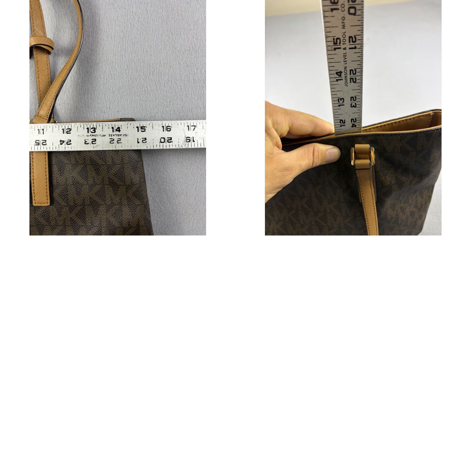 Michael Kors Michael Kors Tote Bag Brown Monogram Coated Canvas Logo Signature Large Size L / US 10 / IT 46 - 8 Thumbnail