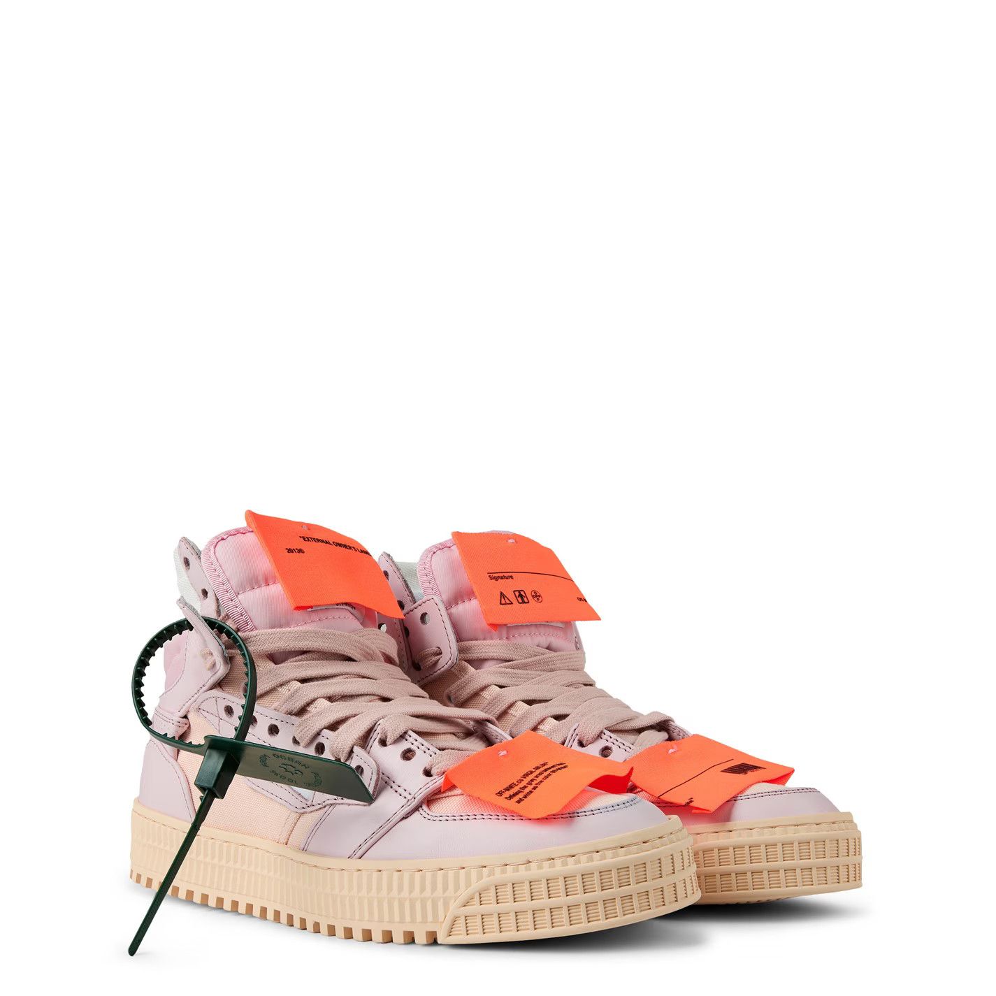 Off-White o1g2r1mq1224 Hi-Top Sneaker in Multicolor Size US 5 / IT 35 - 3 Thumbnail