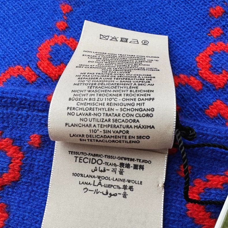 Gucci Gucci 22FW Autumn and Winter Show Designer Wool Scarf Size ONE SIZE - 6 Thumbnail