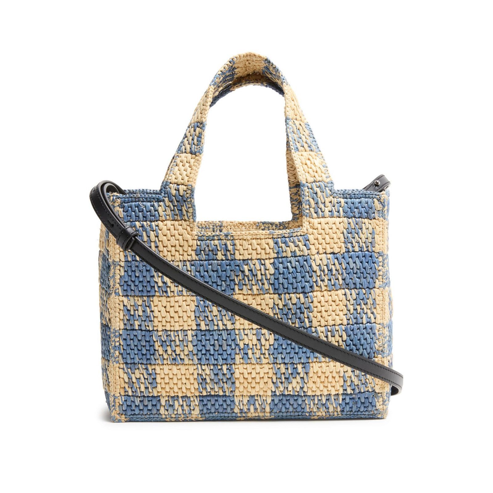 Loewe LOEWE Light Blue/Natural Small Raffia Tote Bag New & Authent Size ONE SIZE - 3 Thumbnail
