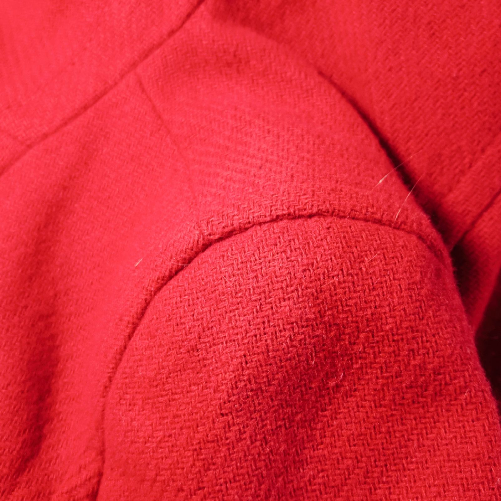Merona Merona Wool Blend Double Breasted Peacoat Coat Sz. S Red Size S / US 4 / IT 40 - 5 Thumbnail