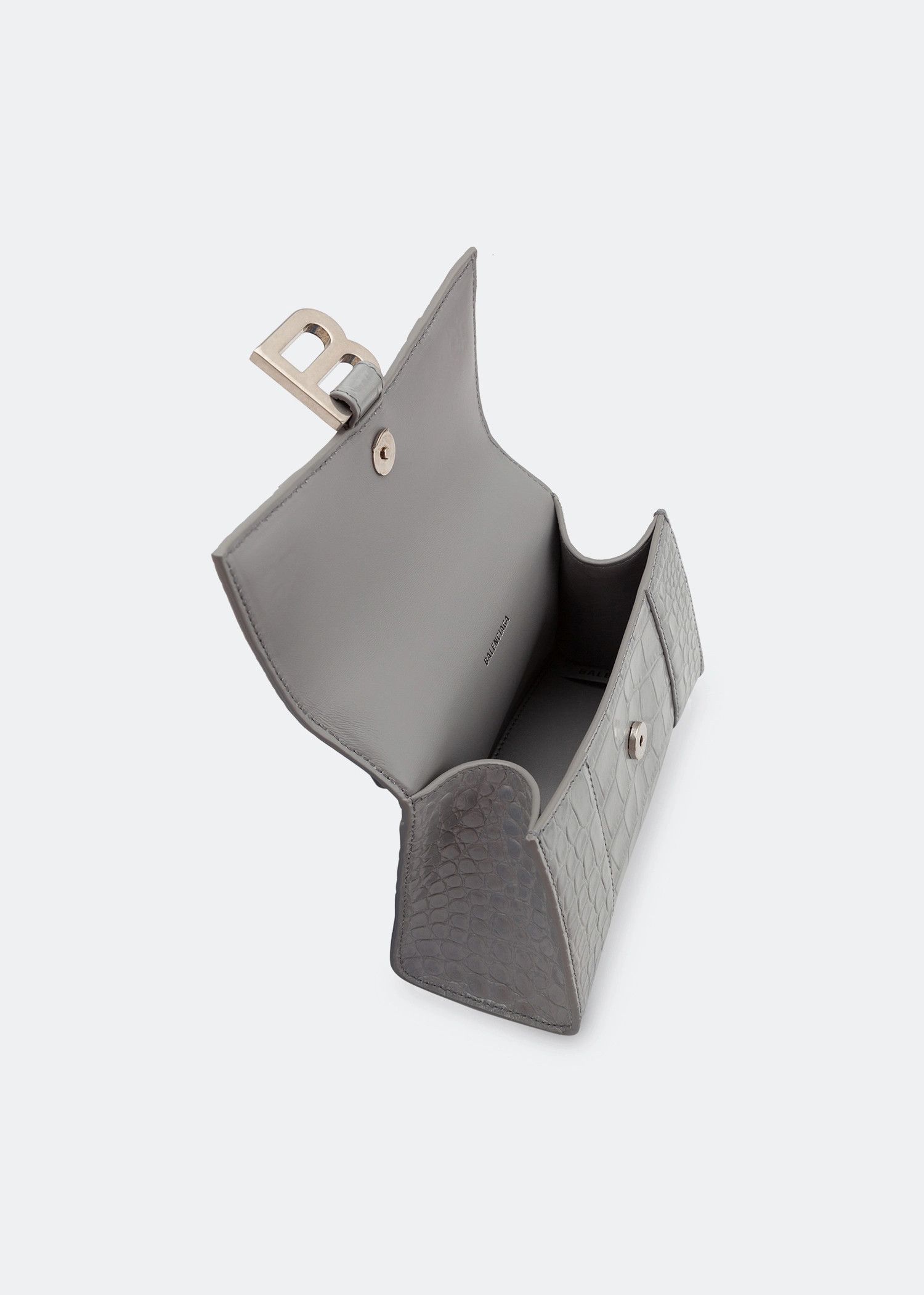 Balenciaga o1srvl11e0426 Size: OS / Hourglass XS Handbag Crocodile Size ONE SIZE - 3 Thumbnail