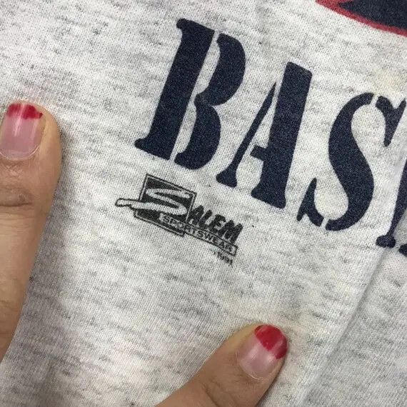 NBA × Salem Sportswear Vtg SALEM Sportswear USA Basketball Tee Shirt NBA National Size US L / EU 52-54 / 3 - 2 Thumbnail