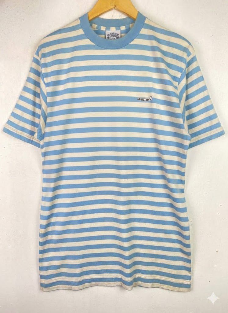 vintage billionaire boys club striped tee nice design