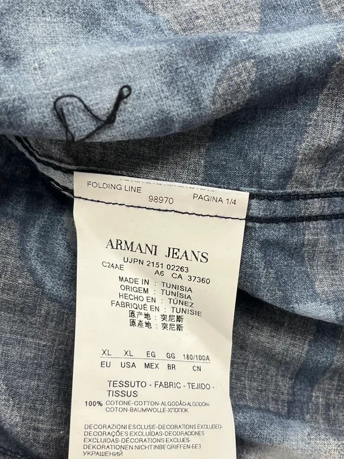 Armani 2000s Armani Black Obscure Monster Asian Shirt Size US M / EU 48-50 / 2 - 11 Thumbnail