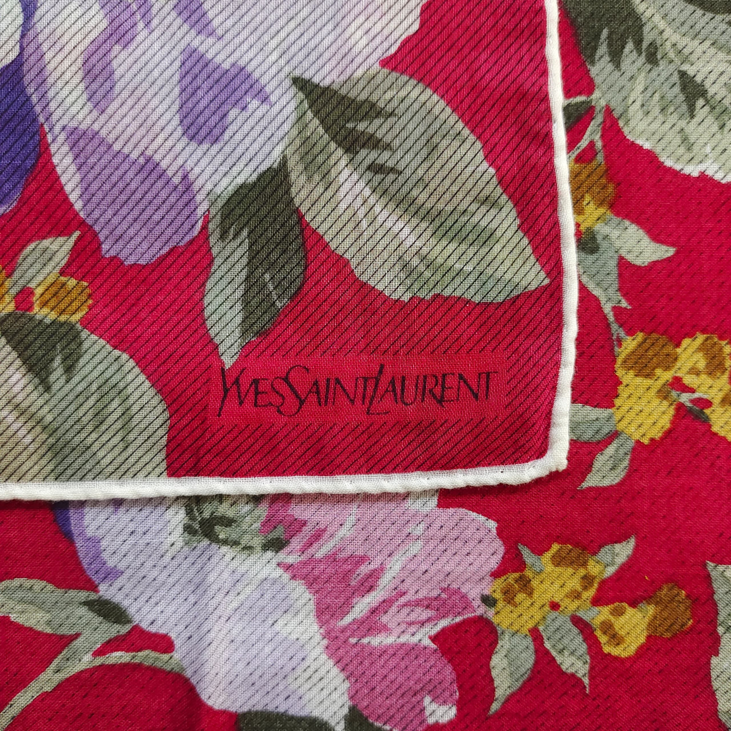 Burberry Vintage Burberry & Yves Saint Laurent (5 Pcs) Handkerchief Size ONE SIZE - 7 Thumbnail