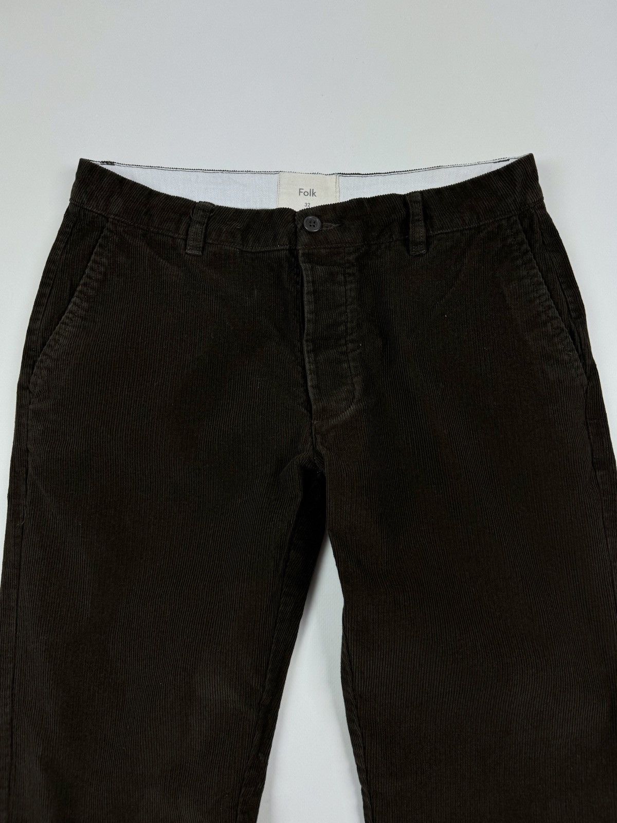 Folk Folk Corduroy Brown Chino Pants Size 32 Size US 32 / EU 48 - 2 Thumbnail