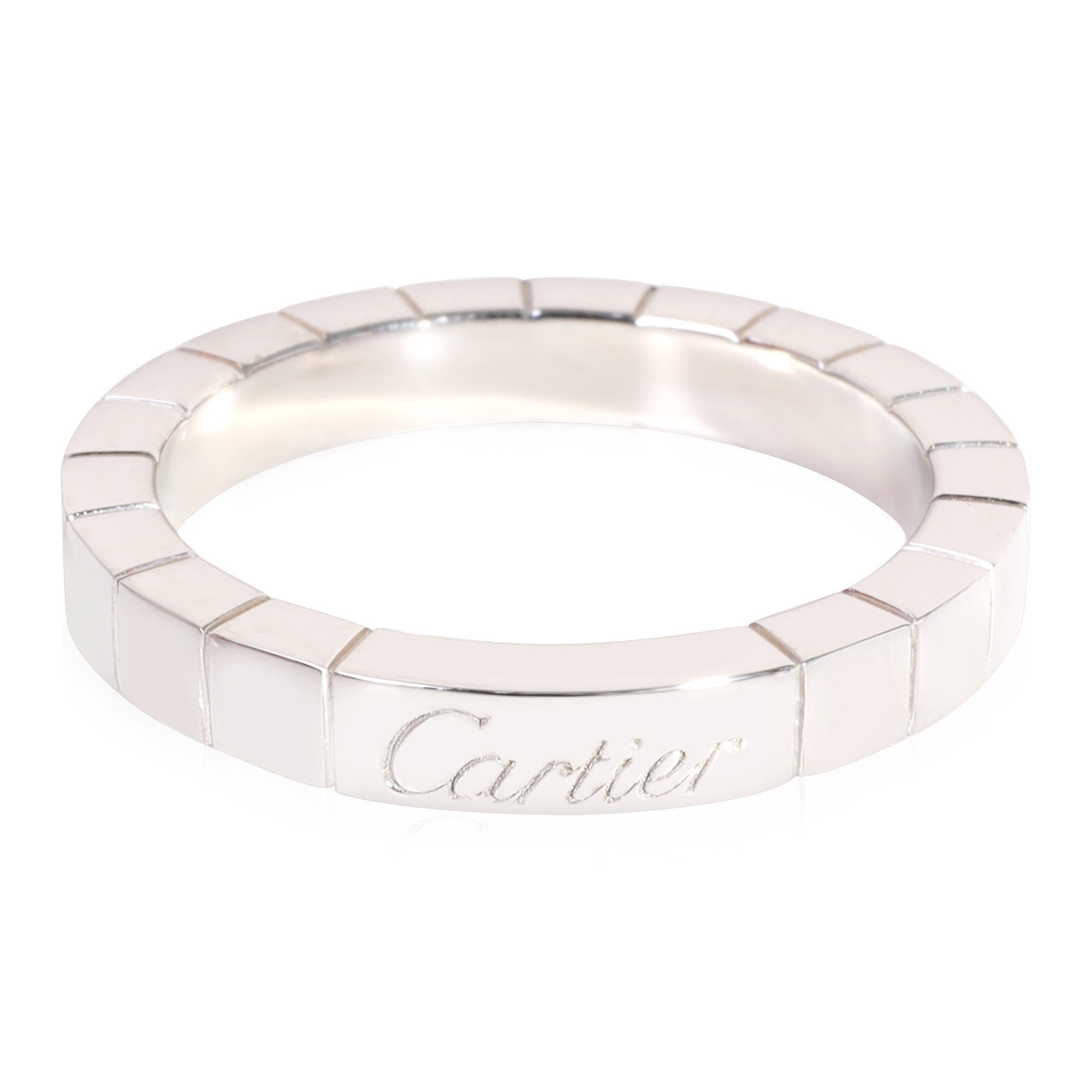 image of Cartier Lanieres Band In 18K White Gold, Women's