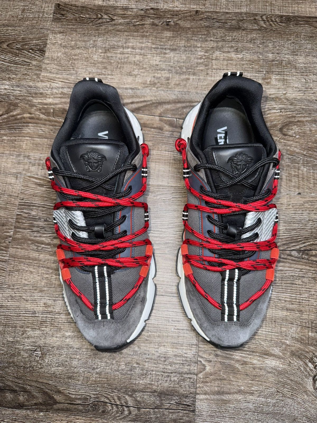 Versace VERSACE Trigreca V2 Sneaker | White/Red | 44EU (11M) Size US 11 / EU 44 - 6 Thumbnail