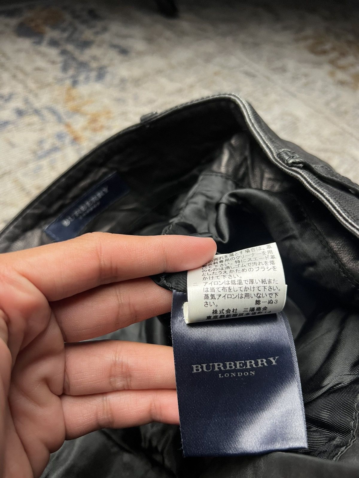 Burberry Burberry Boot Cut Black Leather Pants Size US 30 / EU 46 - 9 Thumbnail