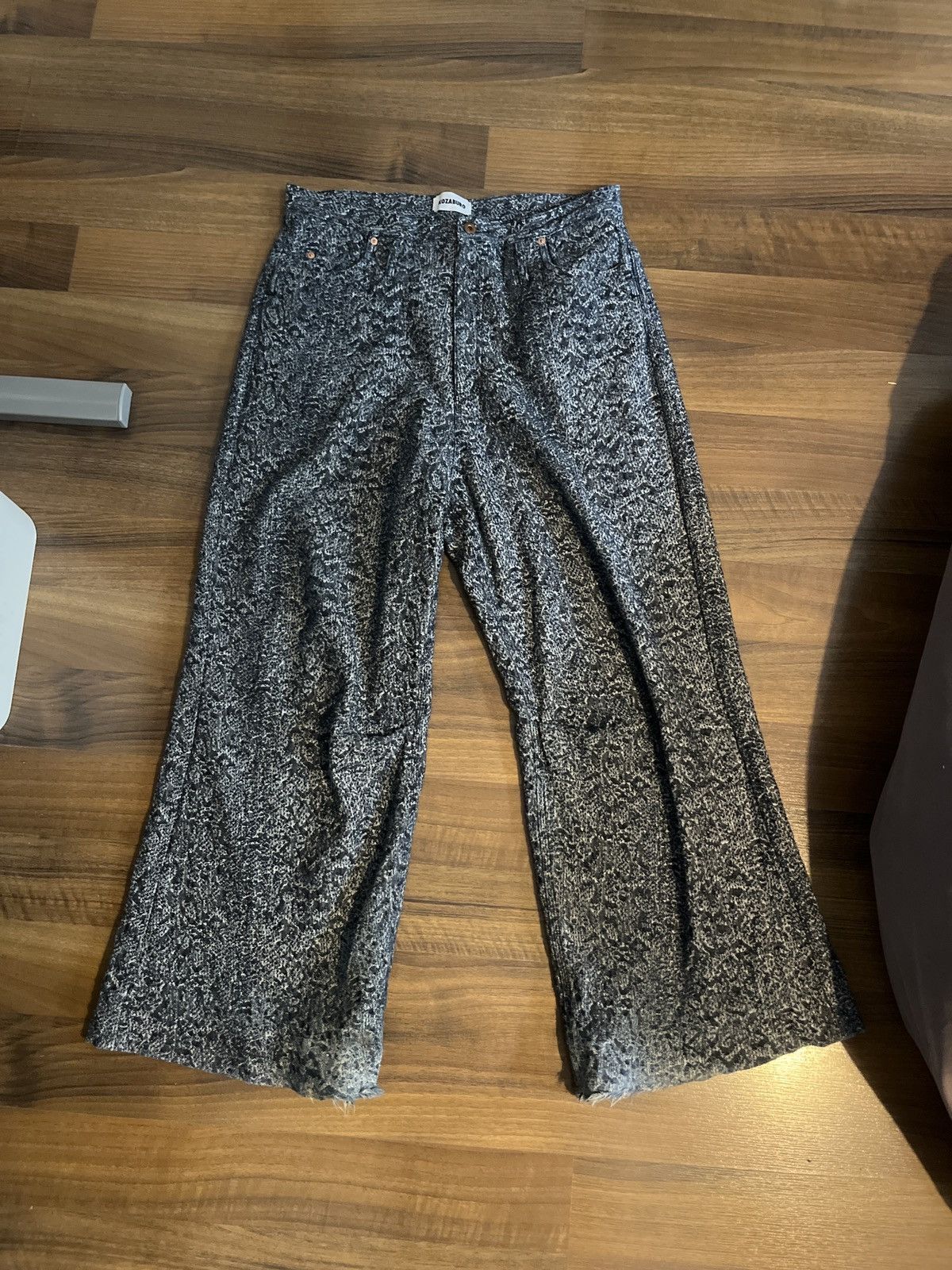 KOZABURO Kozaburo S/S ’24 Blue Jacquard Jeans Size US 34 / EU 50 - 1 Thumbnail