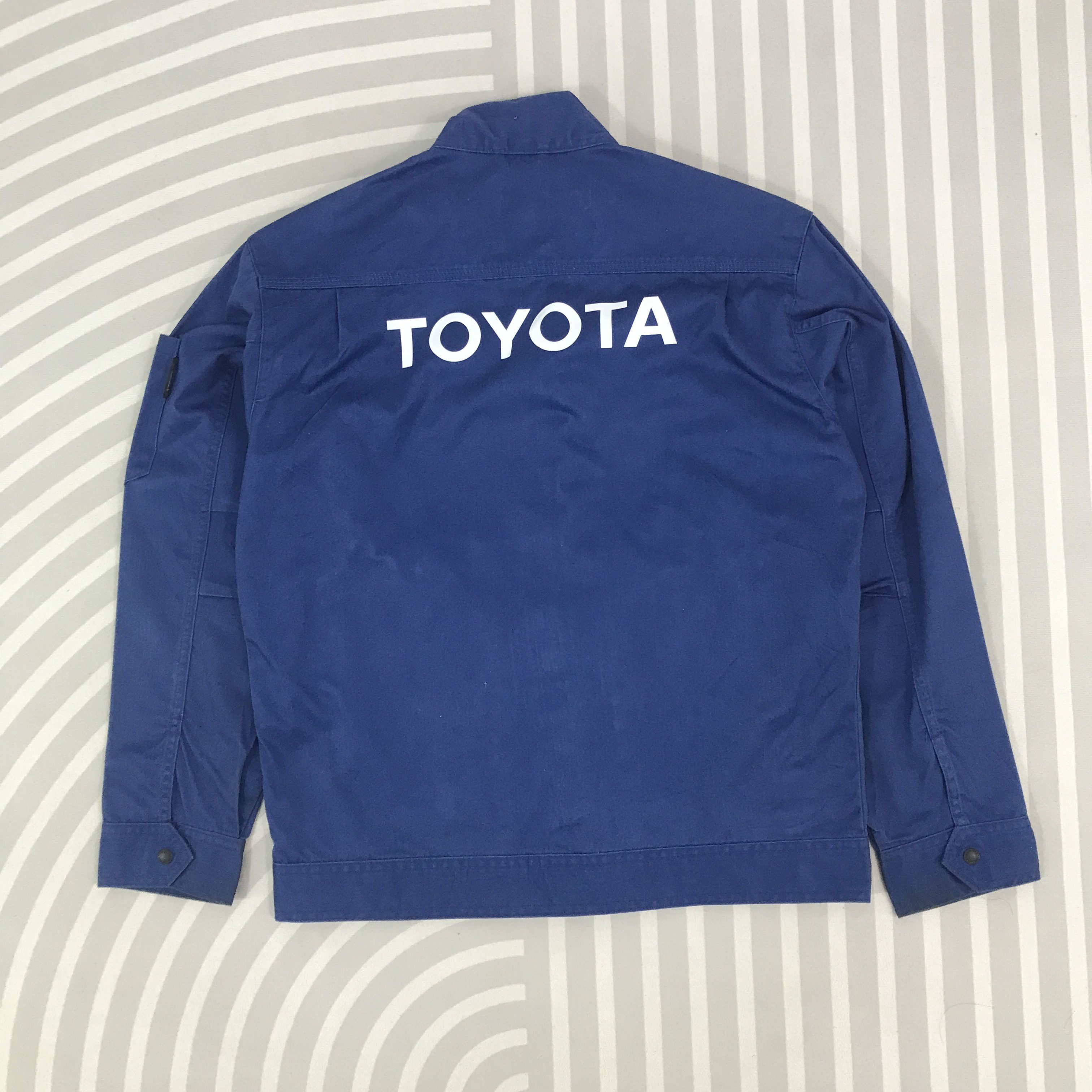 Japanese Brand × Vintage Vintage Toyota work uniform Racing custom Jacket Size US L / EU 52-54 / 3 - 1 Thumbnail