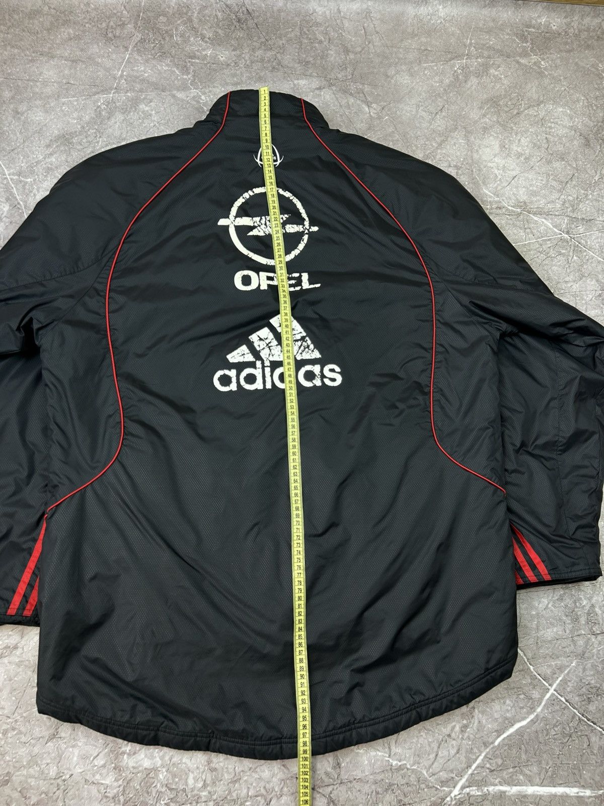 Adidas Vintage Adidas AC Milan soccer jacket parka logo Opel Large Size US L / EU 52-54 / 3 - 16 Thumbnail