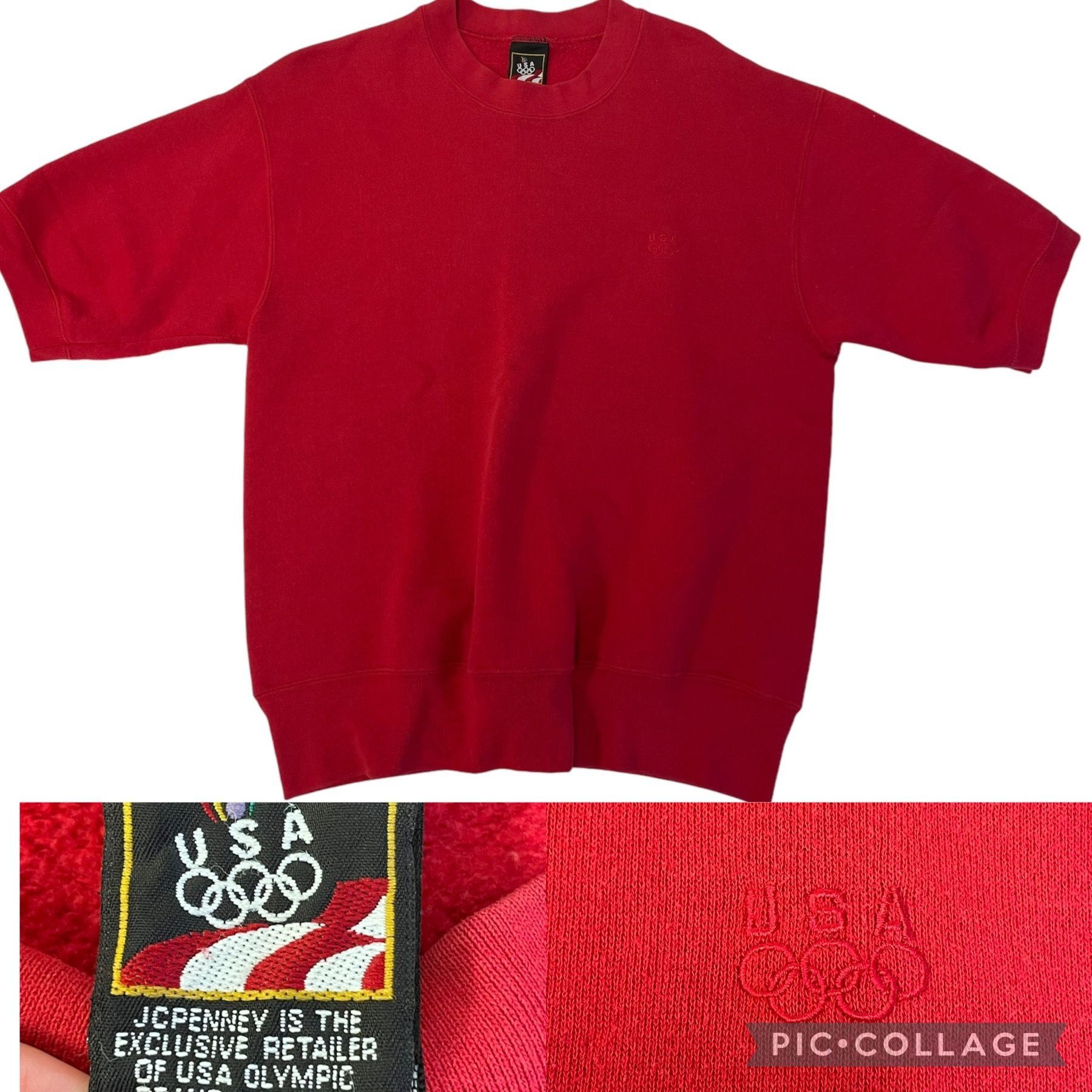 Other Vtg JcPenney USA OLYMPIC LOGO Athletic Workout Sweatshirt Size US M / EU 48-50 / 2 - 1 Thumbnail