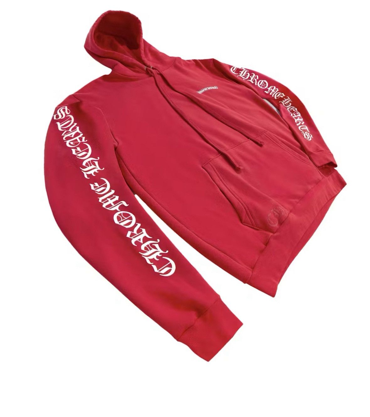 Chrome Hearts Chrome hearts red white hoodie sleeve chest back logo xs Size US XS / EU 42 / 0 - 1 Thumbnail