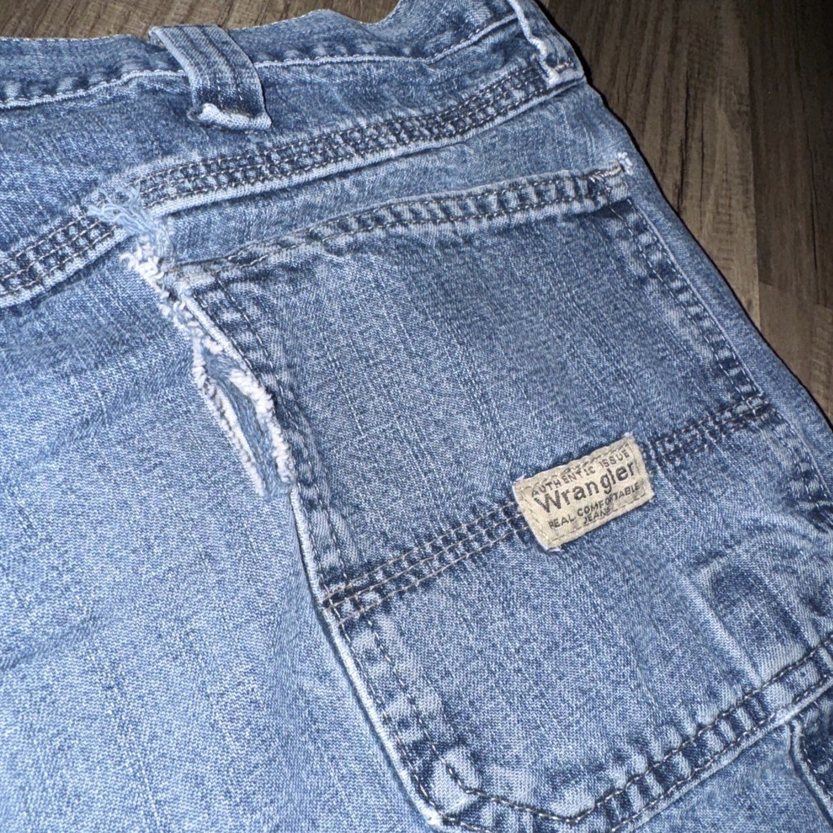 Wrangler VINTAGE Wrangler Jorts Bermuda Shorts Men 36 Blue Carpenter 90s Size US 36 / EU 52 - 7 Thumbnail